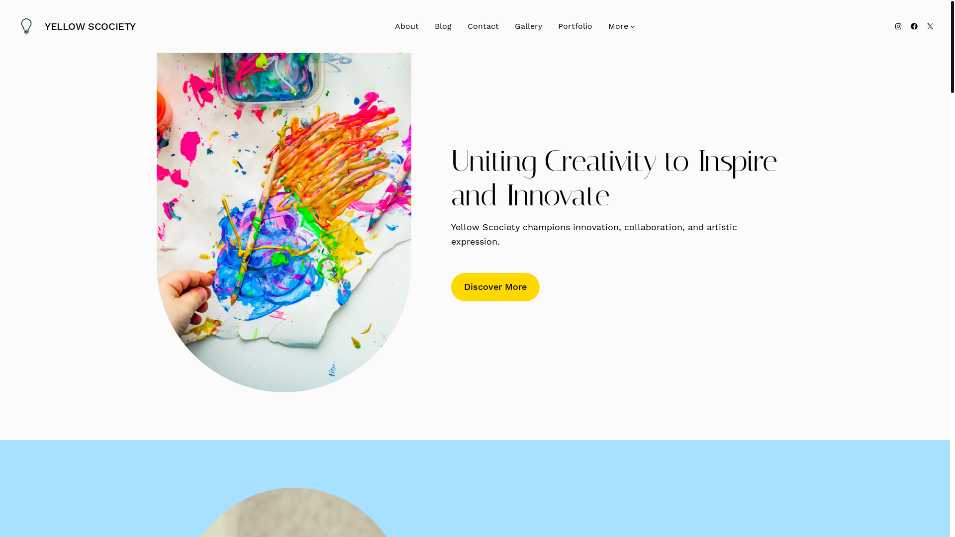 website screenshot of https://yellowsocietynewyork.org/