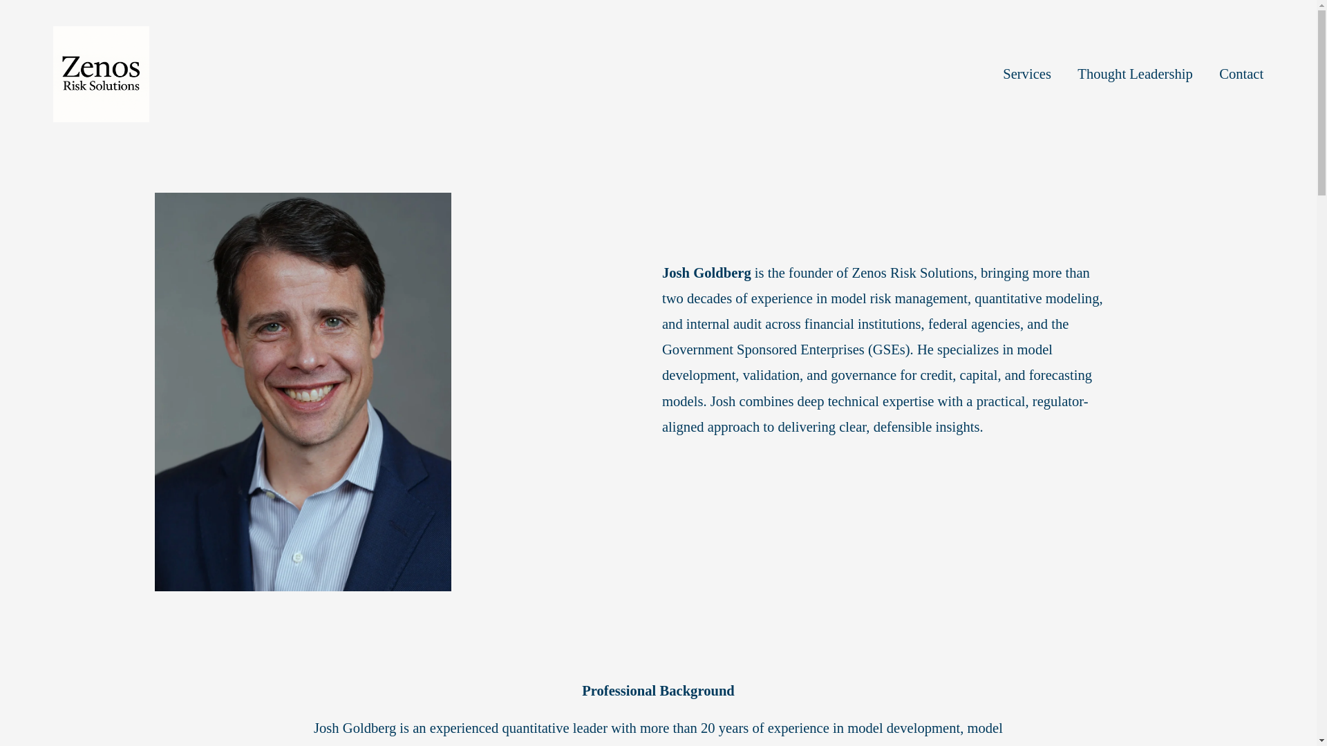 website screenshot of https://zenosrisksolutionsllc.com/