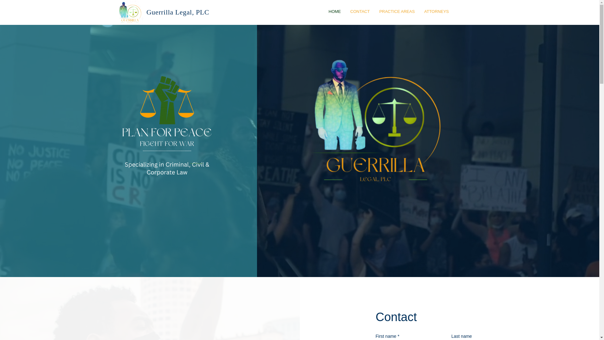 website screenshot of https://guerrillalplc.net/