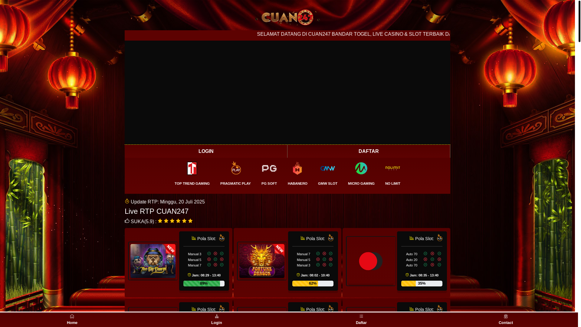 website screenshot of https://rtpcuan-2.pages.dev/