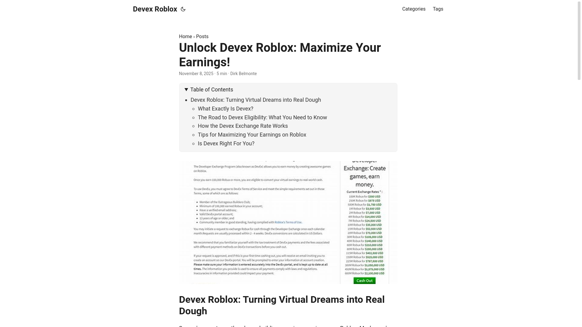 website screenshot of https://devex-roblox.pages.dev/