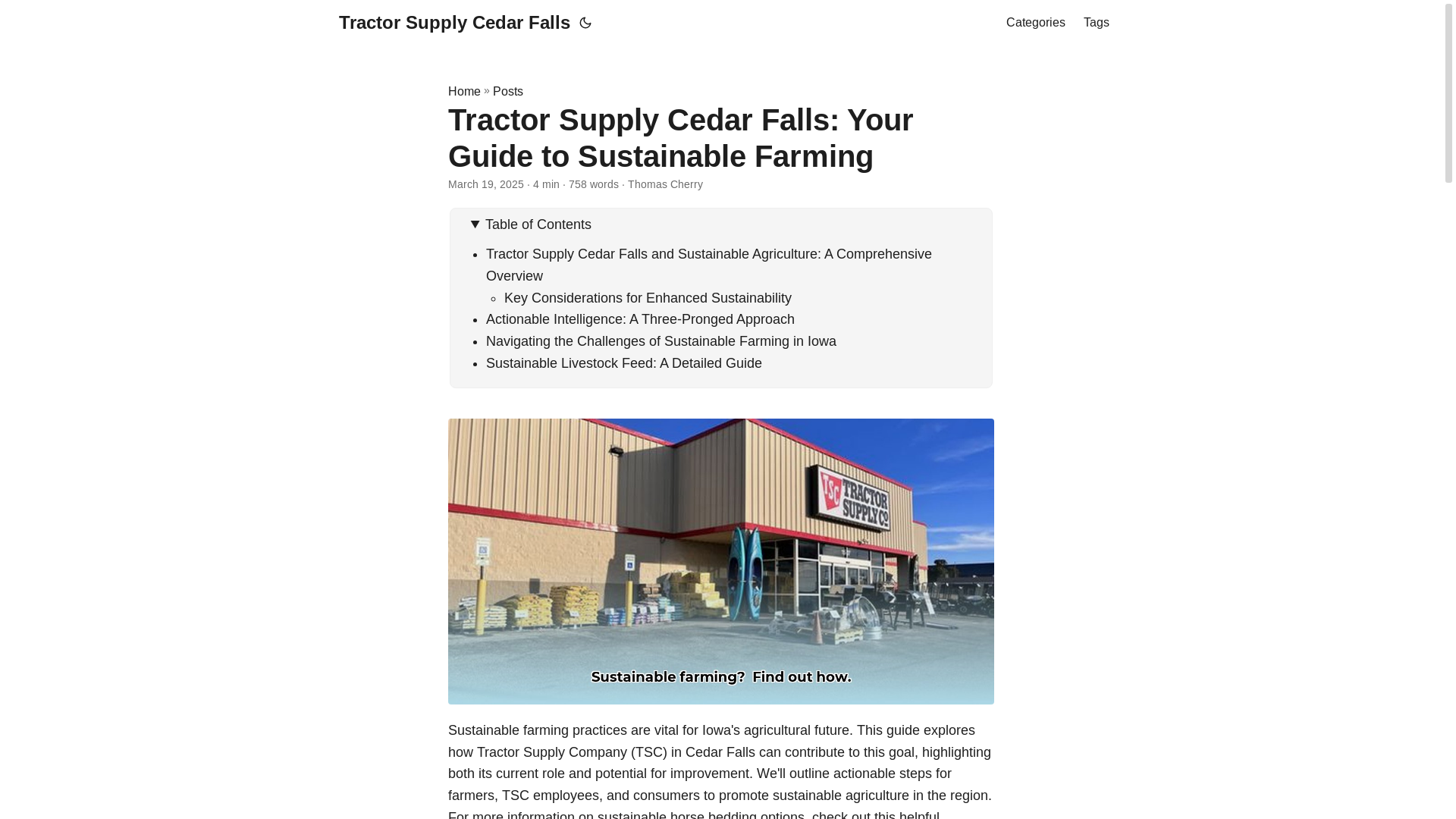 website screenshot of https://tractor-supply-cedar-falls.pages.dev/