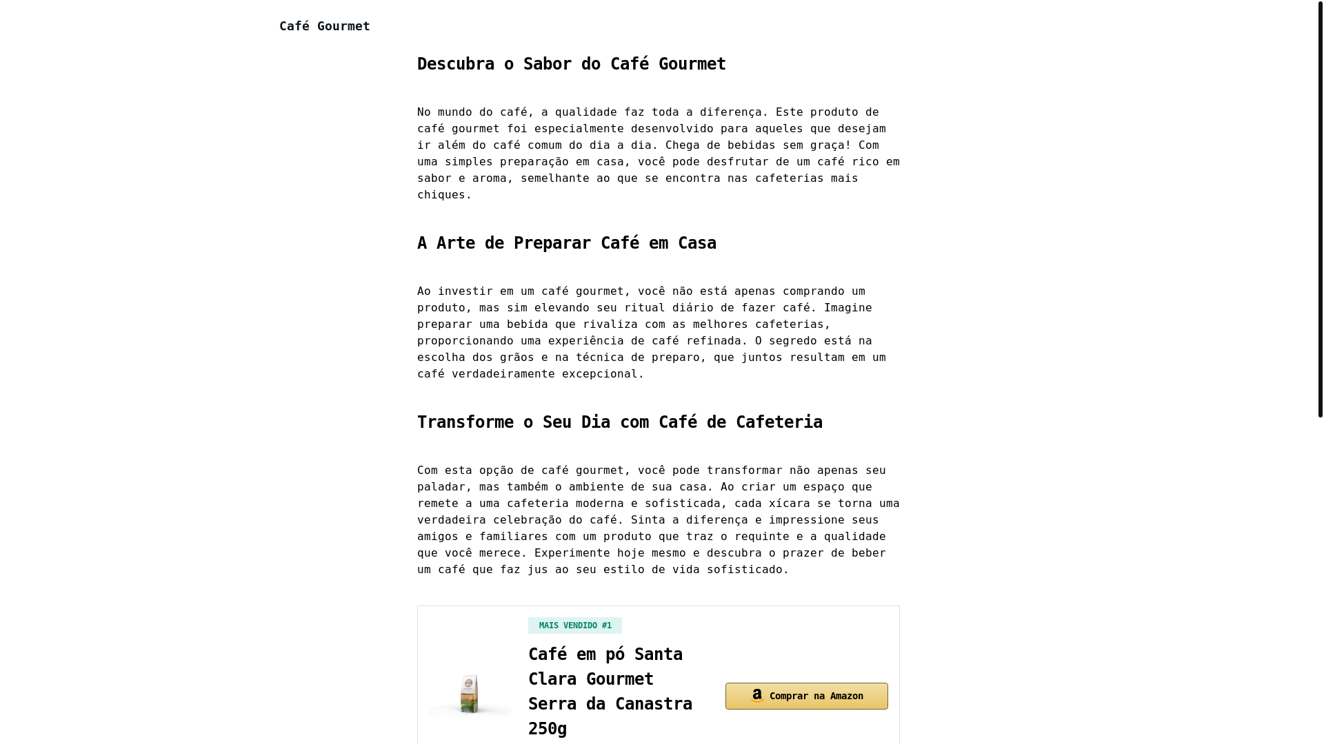 website screenshot of https://vivercomsabor.site/