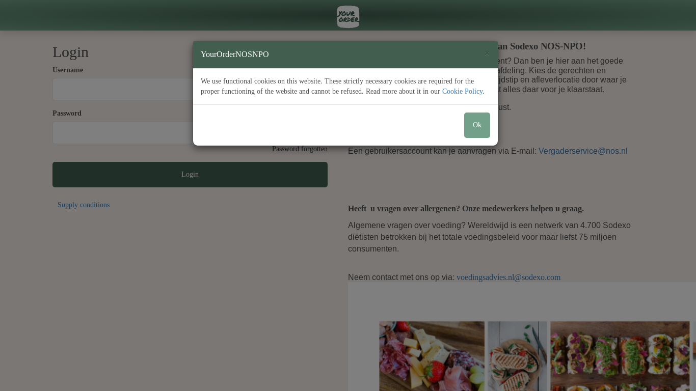 website screenshot of https://nosnpo-yourorder.bysodexo.nl/Account/LoginDesktop