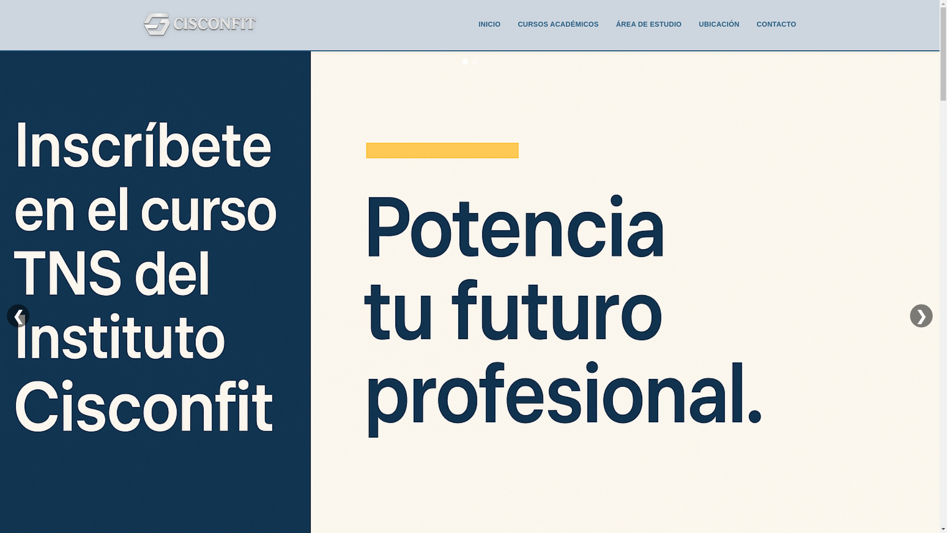 website screenshot of https://cisconfit-oficial.com/
