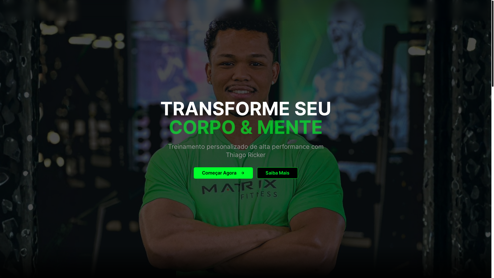 website screenshot of https://thiagoricker.com.br/