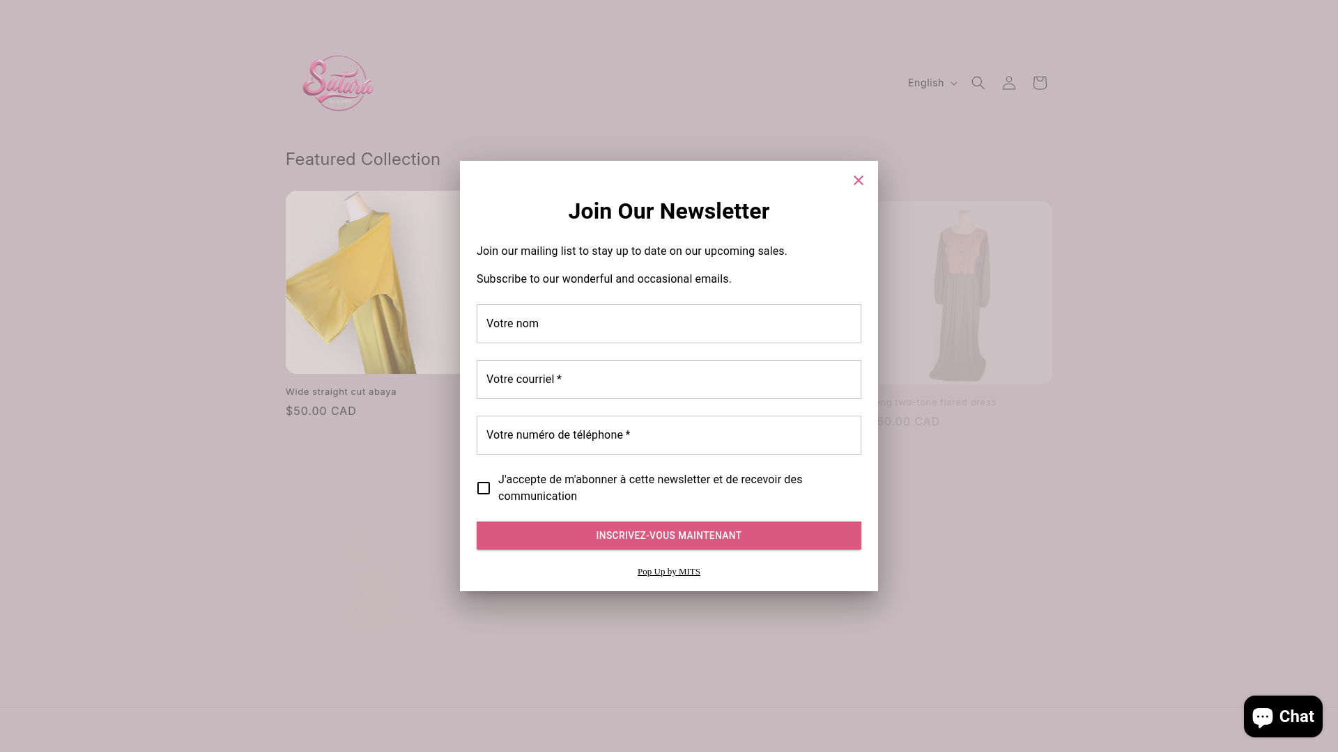website screenshot of https://suturaallure.com/