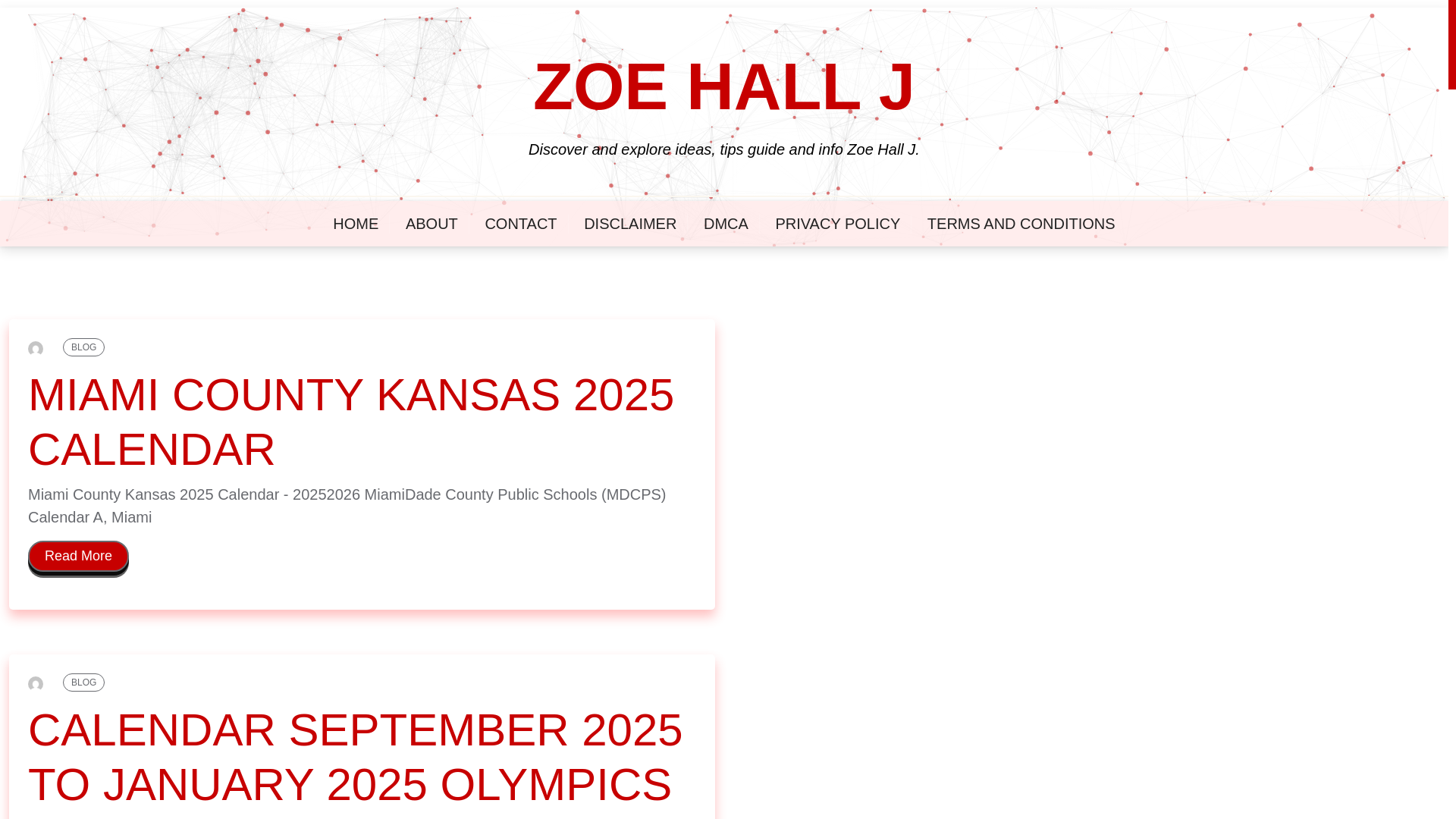 website screenshot of https://zoehallj.pages.dev/