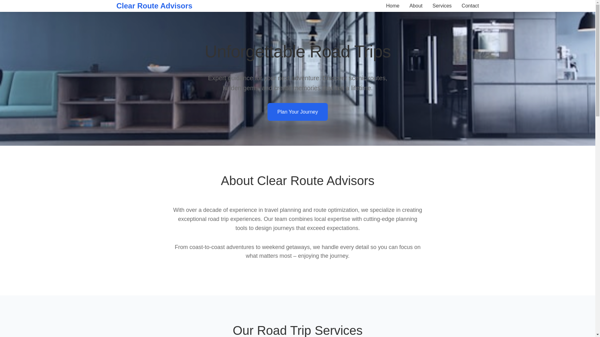 website screenshot of https://clearrouteadvisors.courses/