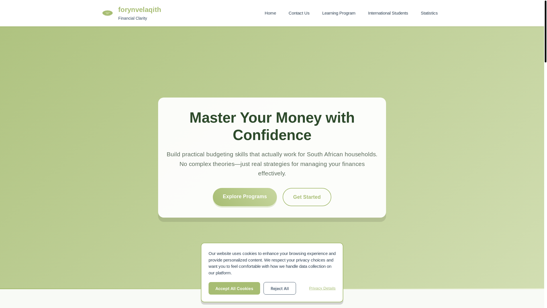 website screenshot of https://forynvelaqith.org/