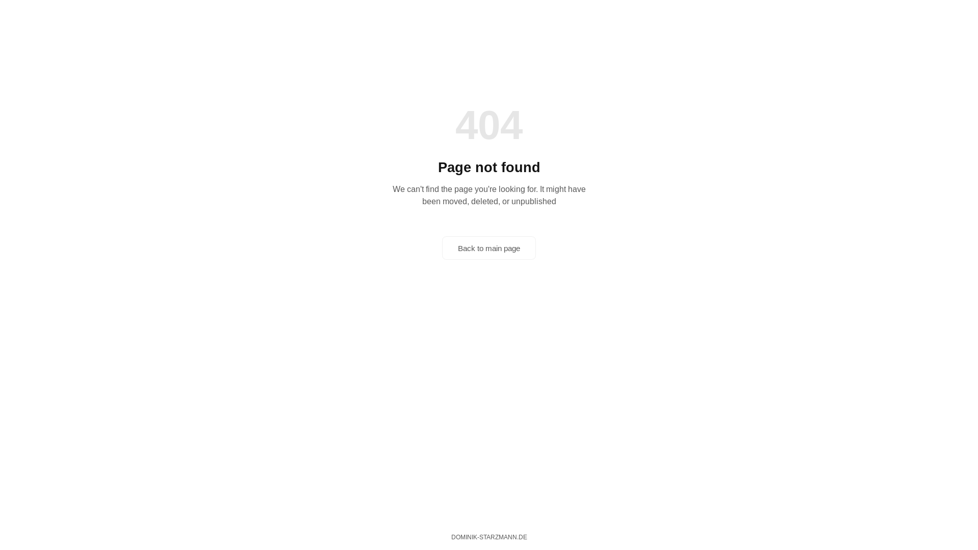 website screenshot of https://dominik-starzmann.de/