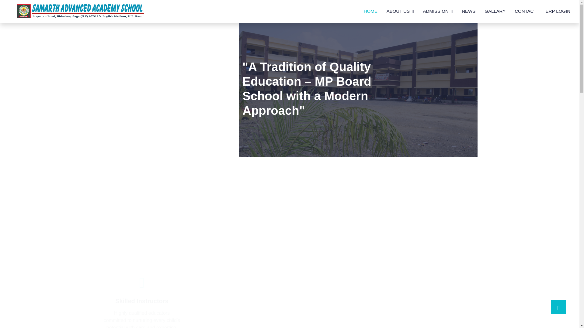 website screenshot of https://samarthschoolkhimlasa.in/