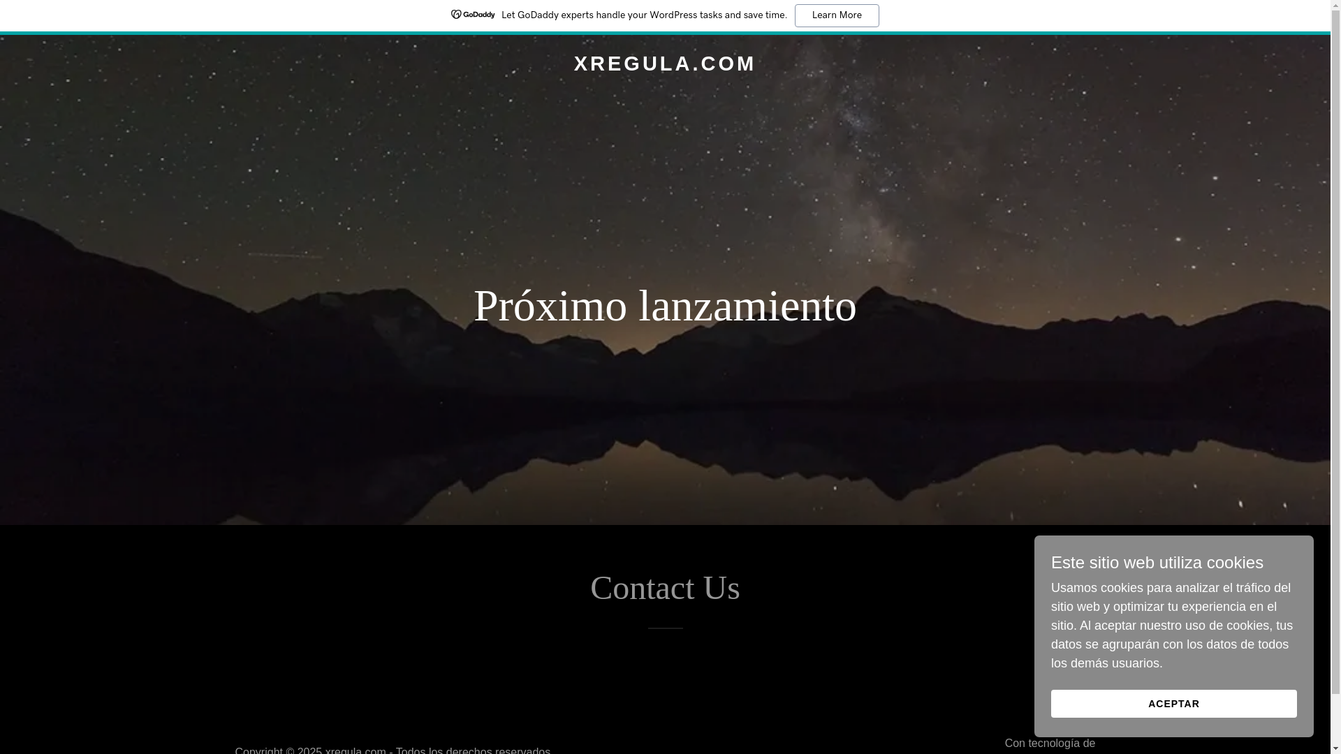 website screenshot of https://xregula.com/