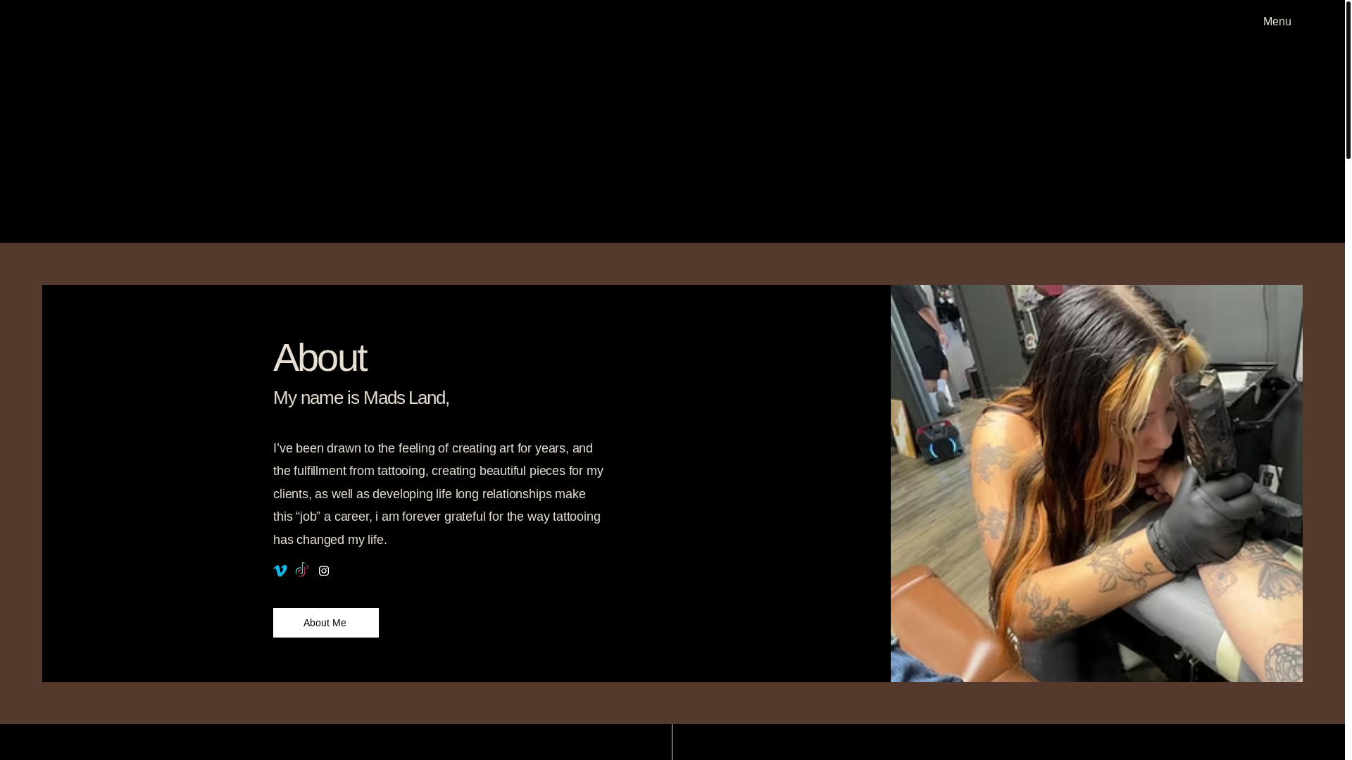 website screenshot of https://madscreativity.com/