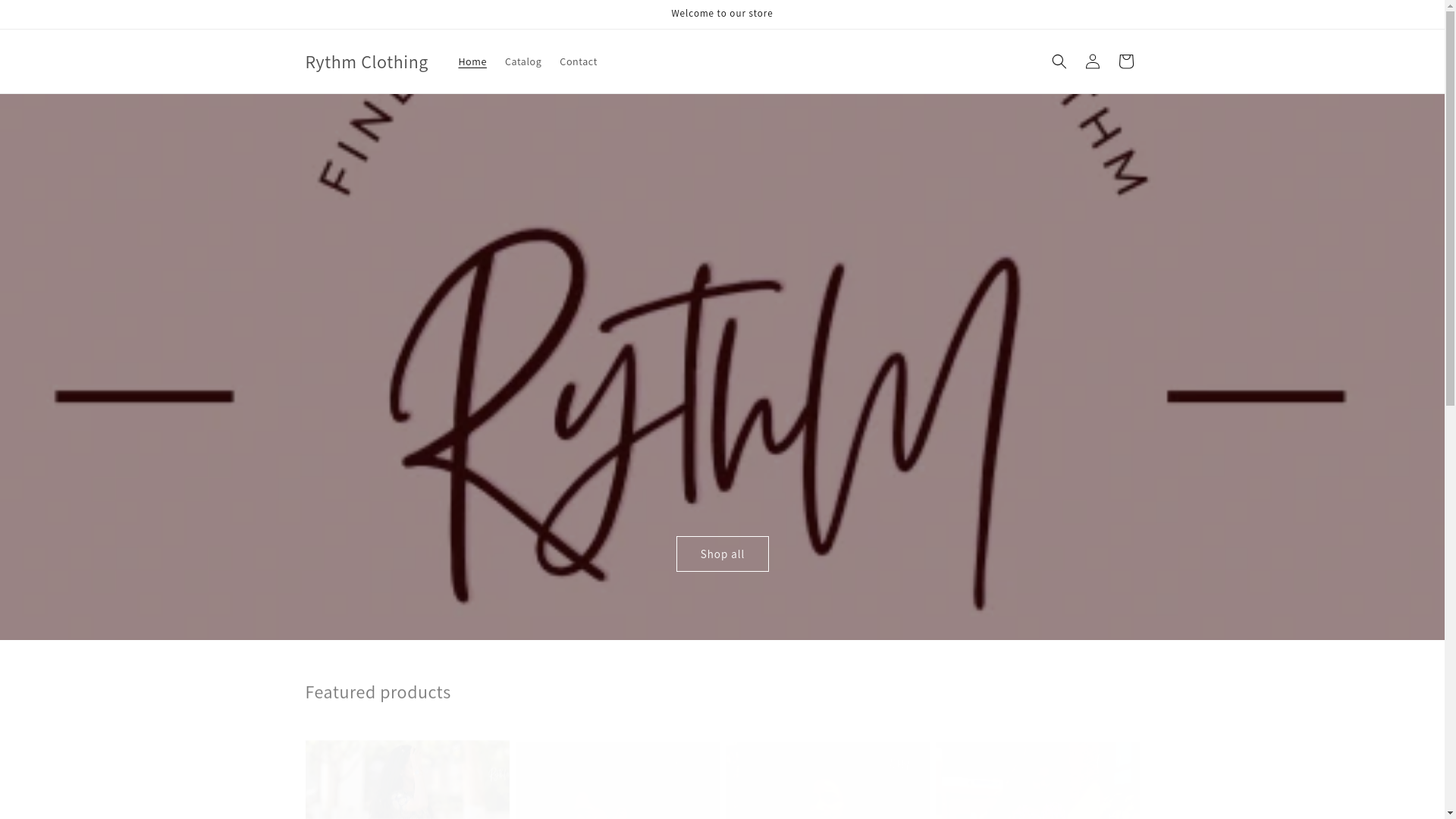 website screenshot of https://rythmclothing.in/
