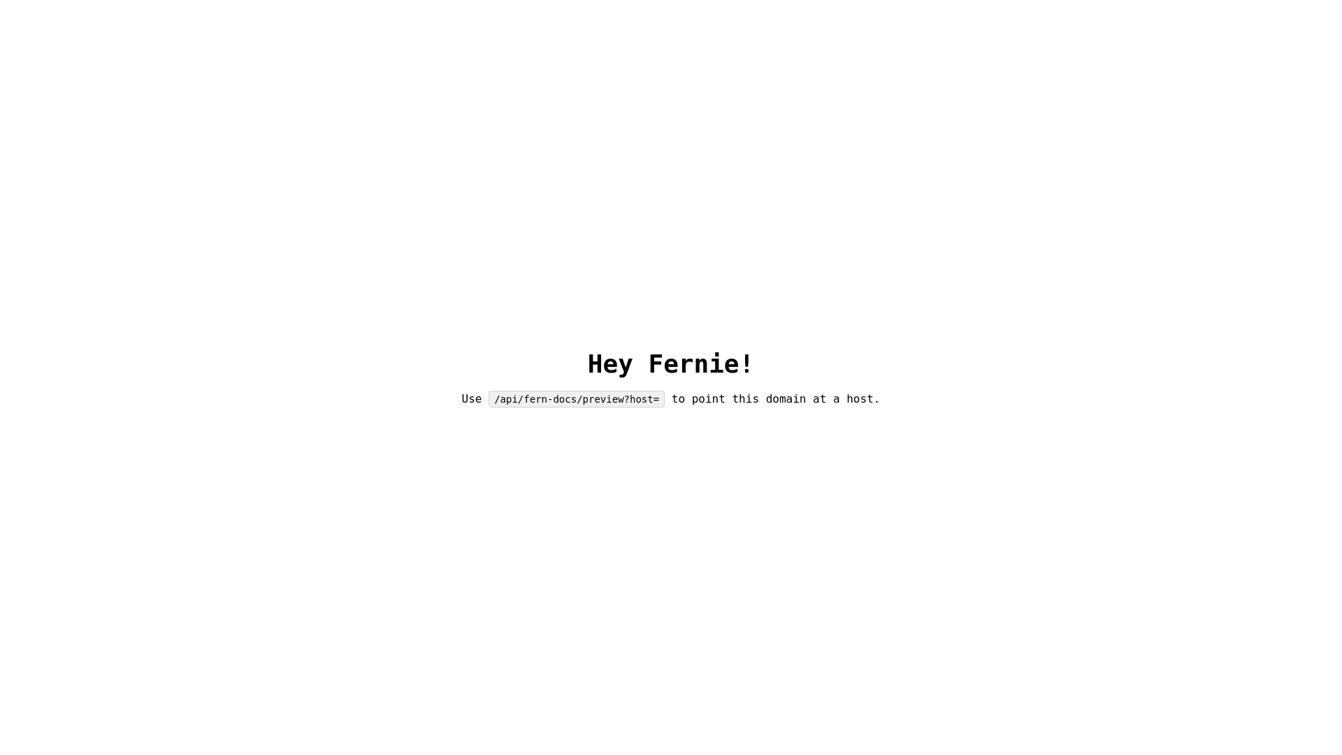 website screenshot of https://prod.ferndocs.com
