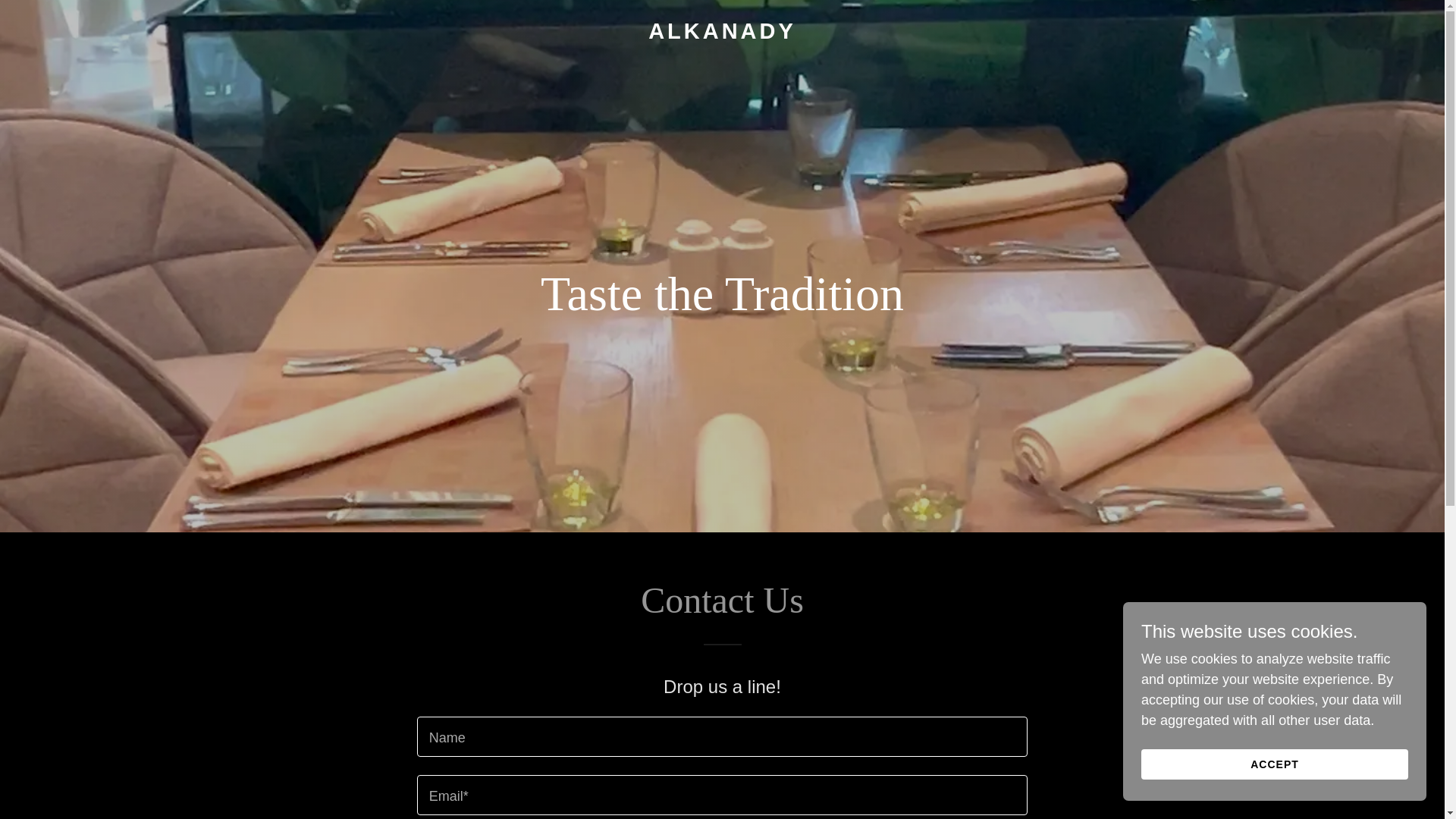 website screenshot of https://alkanady.com/