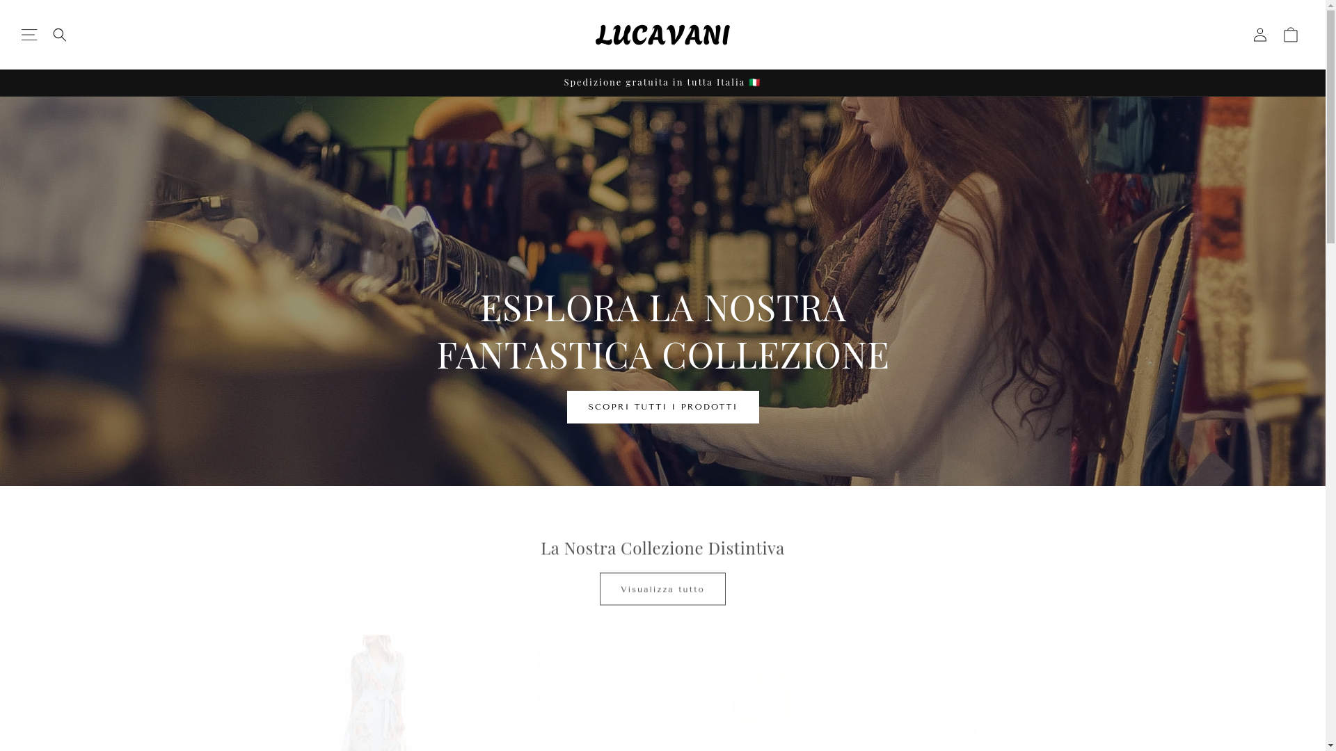 website screenshot of https://lucavani.it/