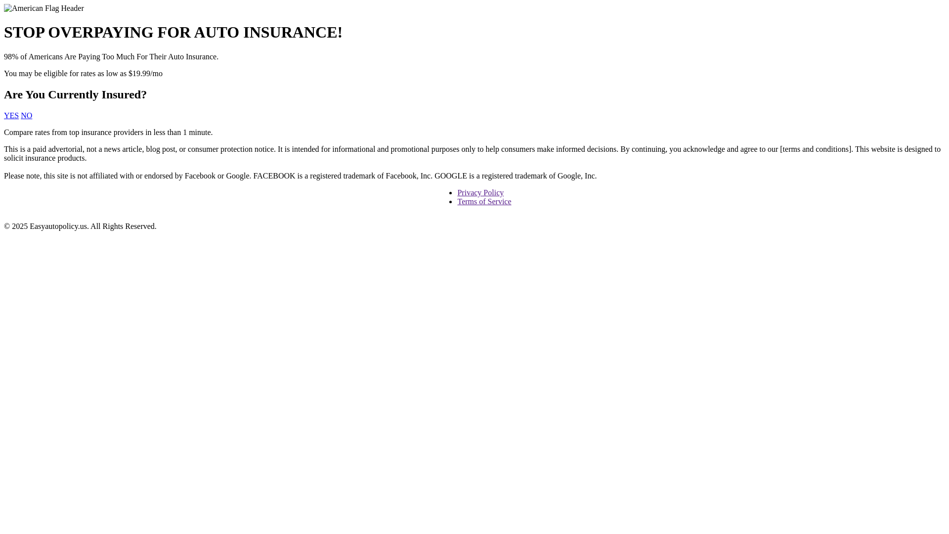 website screenshot of https://lowautorate.us/