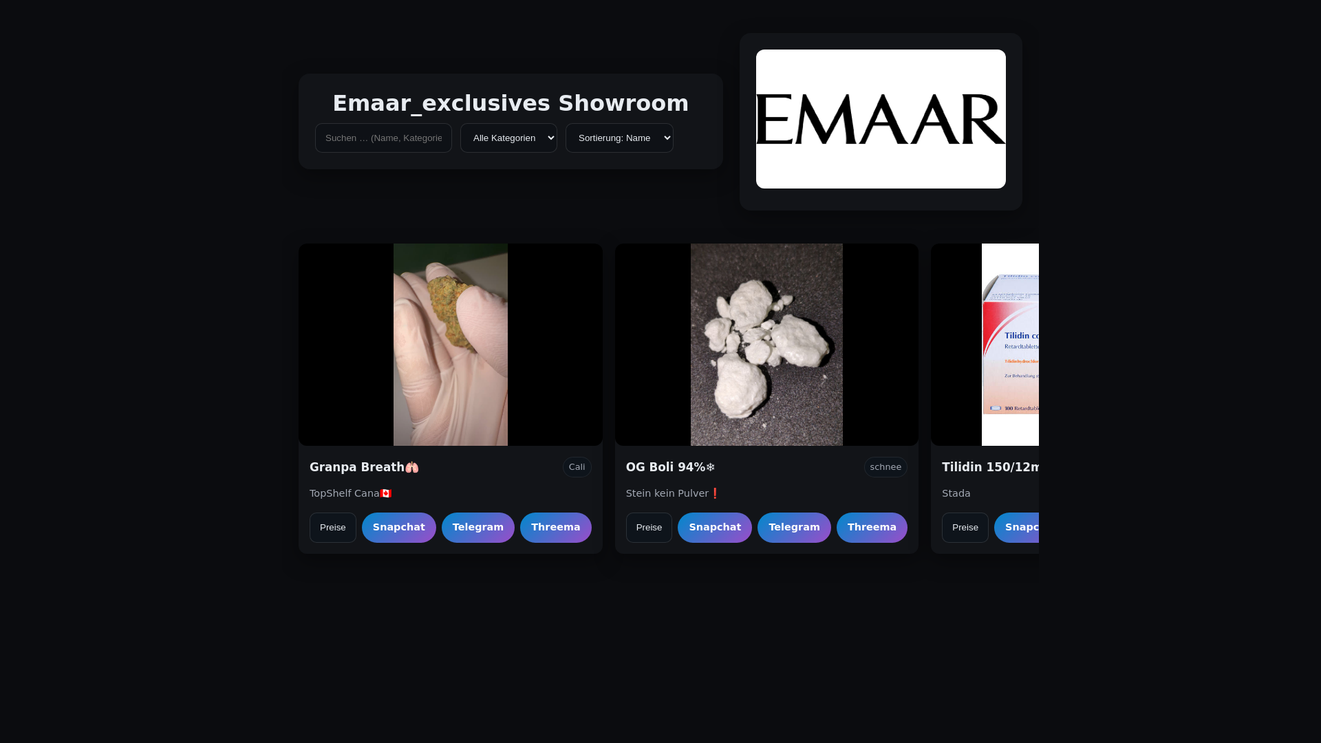 website screenshot of https://emaar-exclusives.pages.dev/