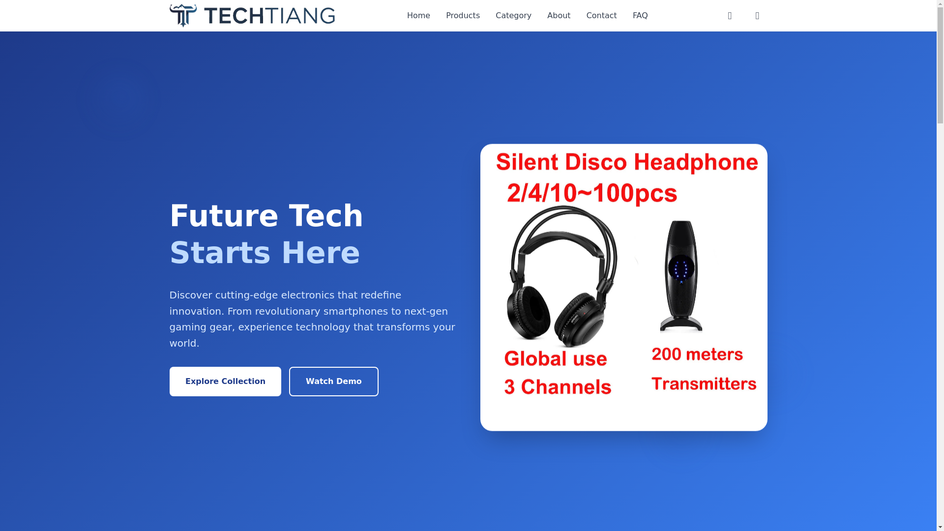 website screenshot of https://techtiang.com/