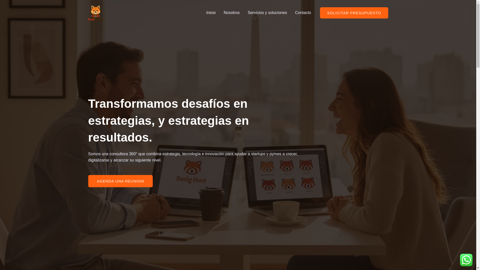 website screenshot of https://redpanda.ar/