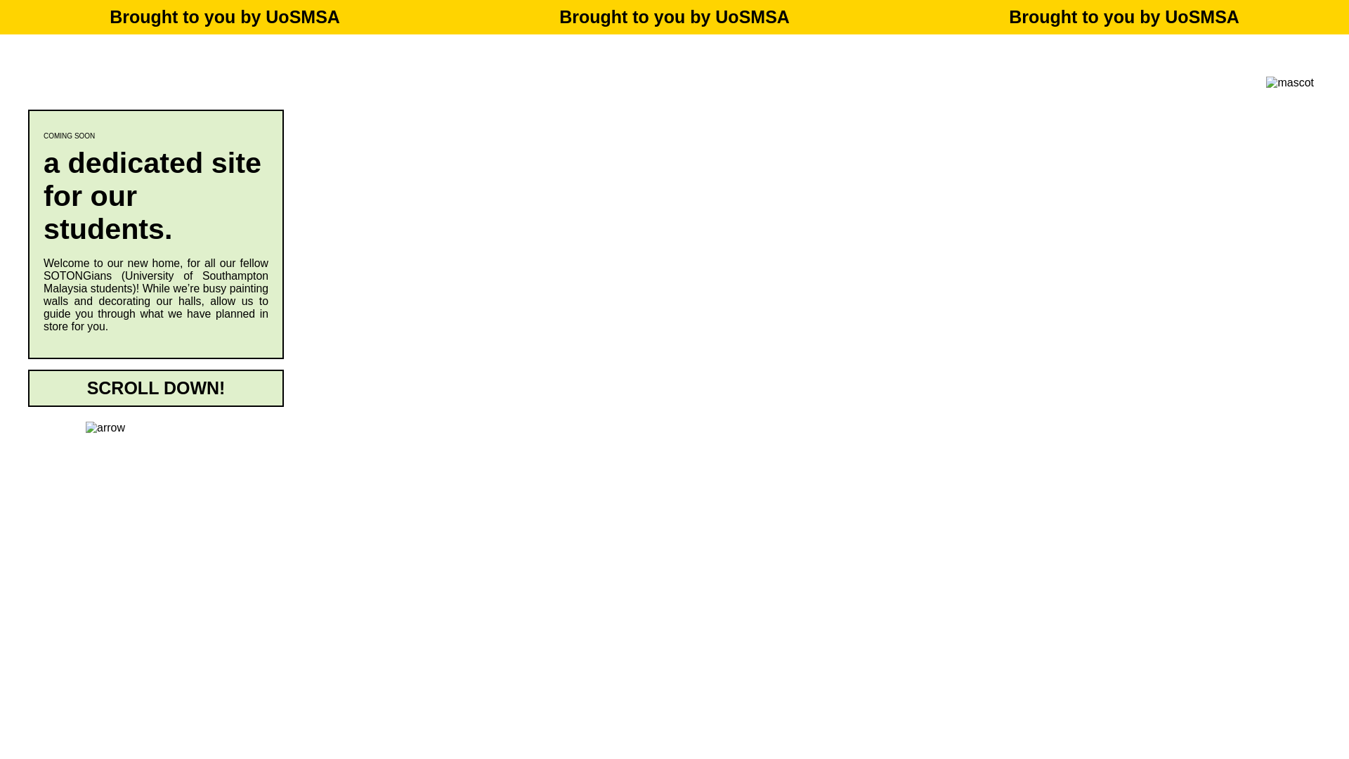 website screenshot of https://uosmsa-website.pages.dev/