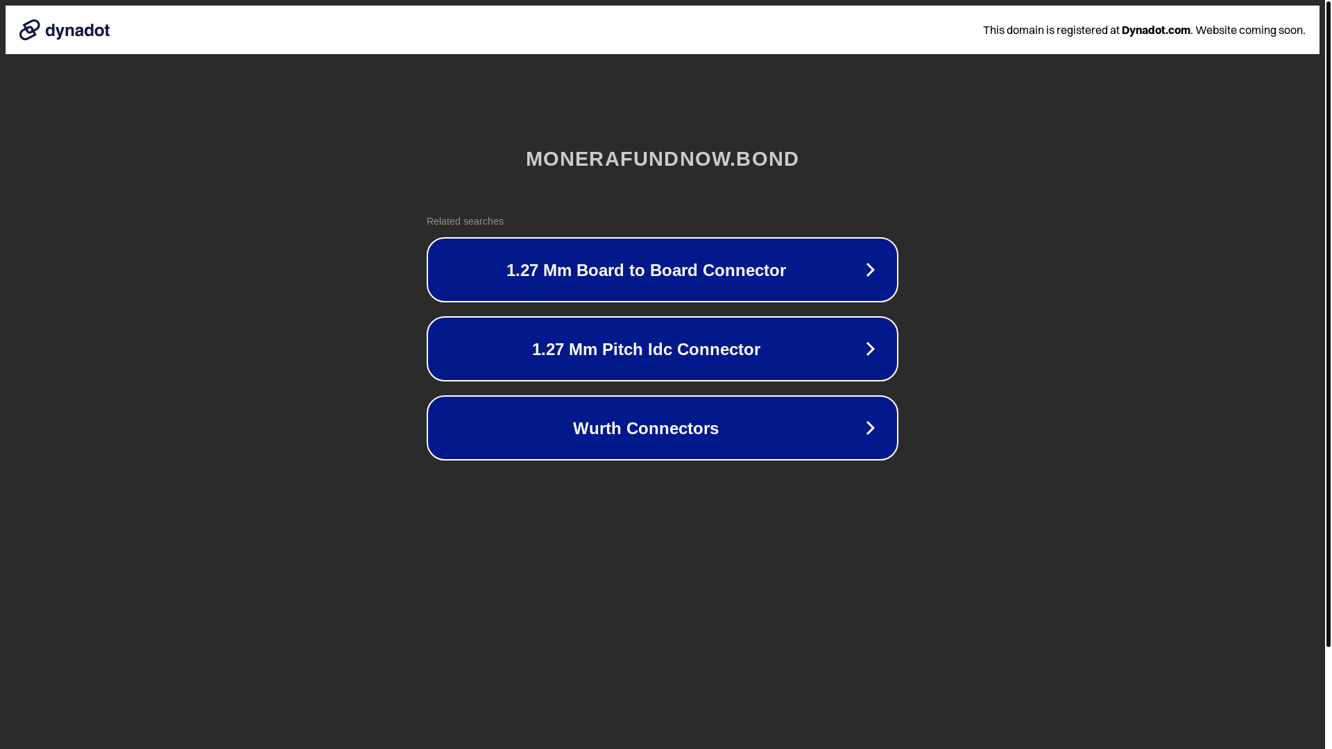 website screenshot of https://monerafundnow.bond/