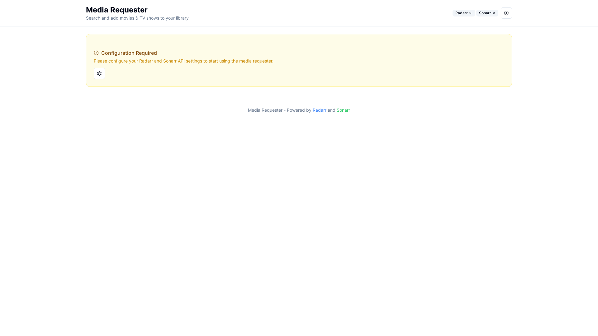 website screenshot of https://media-requester.pages.dev/