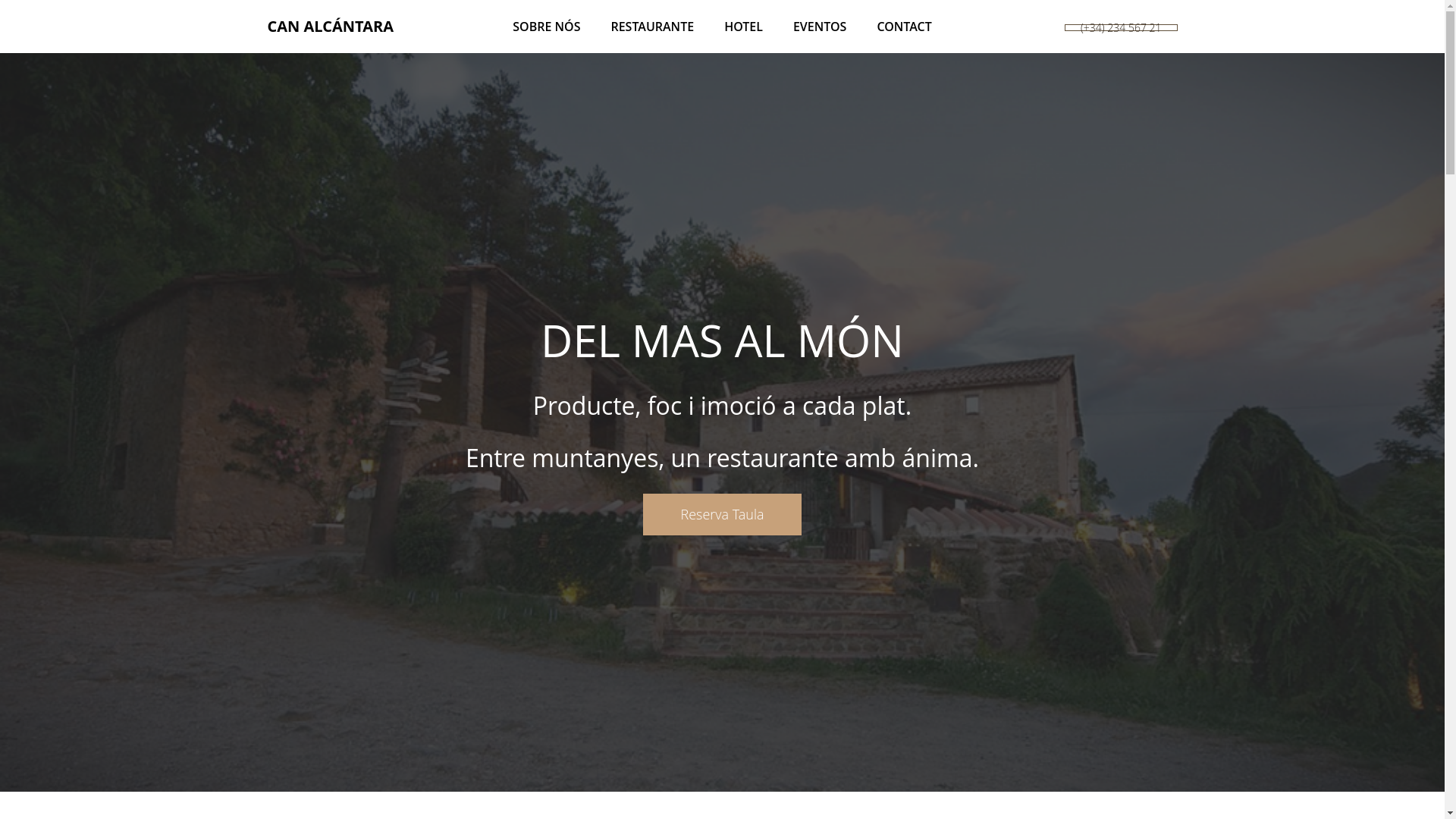website screenshot of https://canalcantara.es/