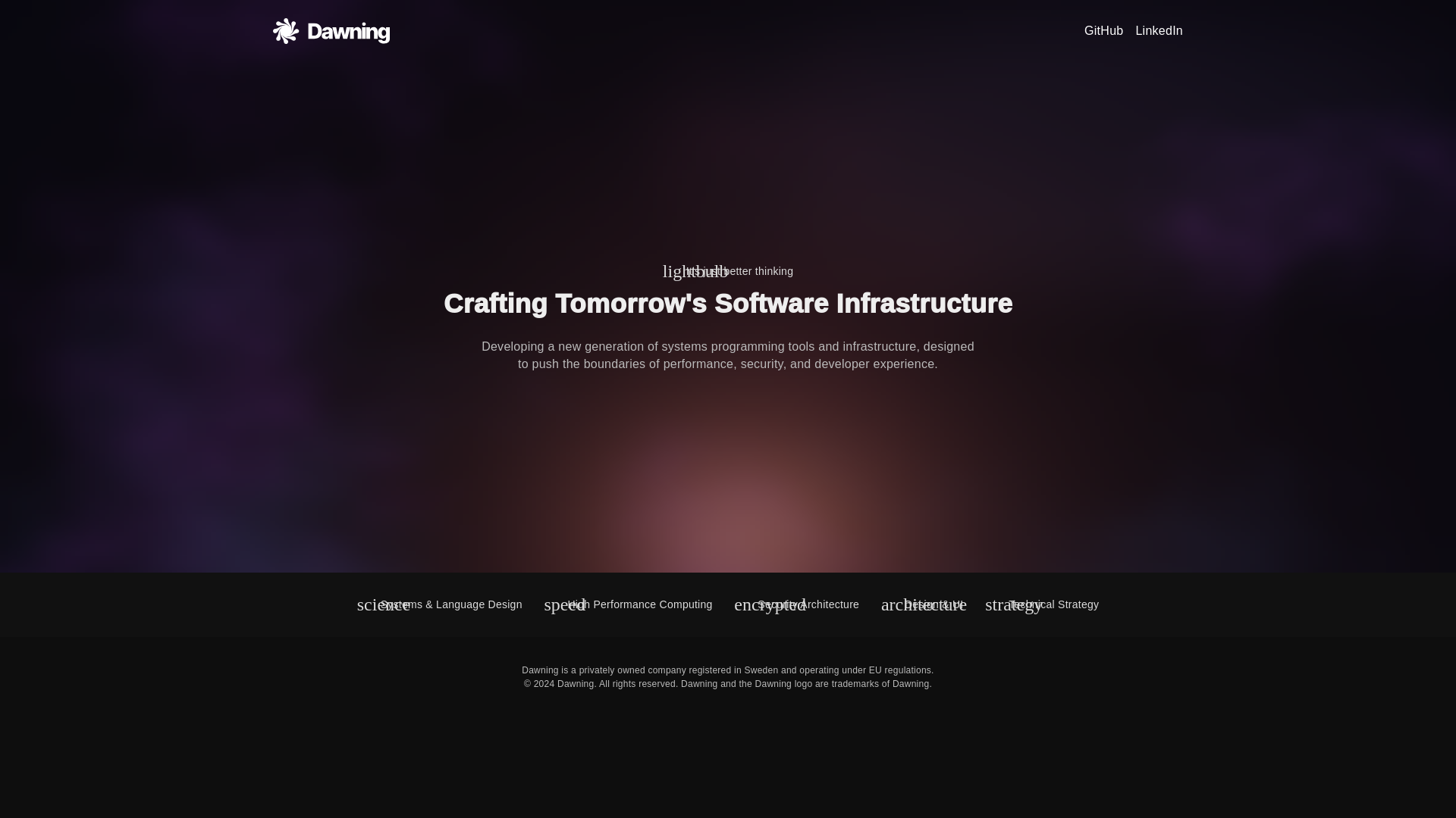 website screenshot of https://dawning-site-25.pages.dev/