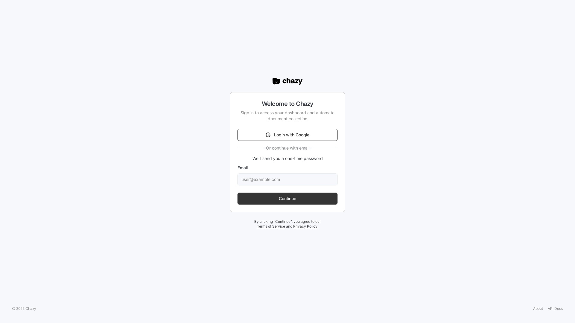 website screenshot of https://chazy-app.pages.dev/