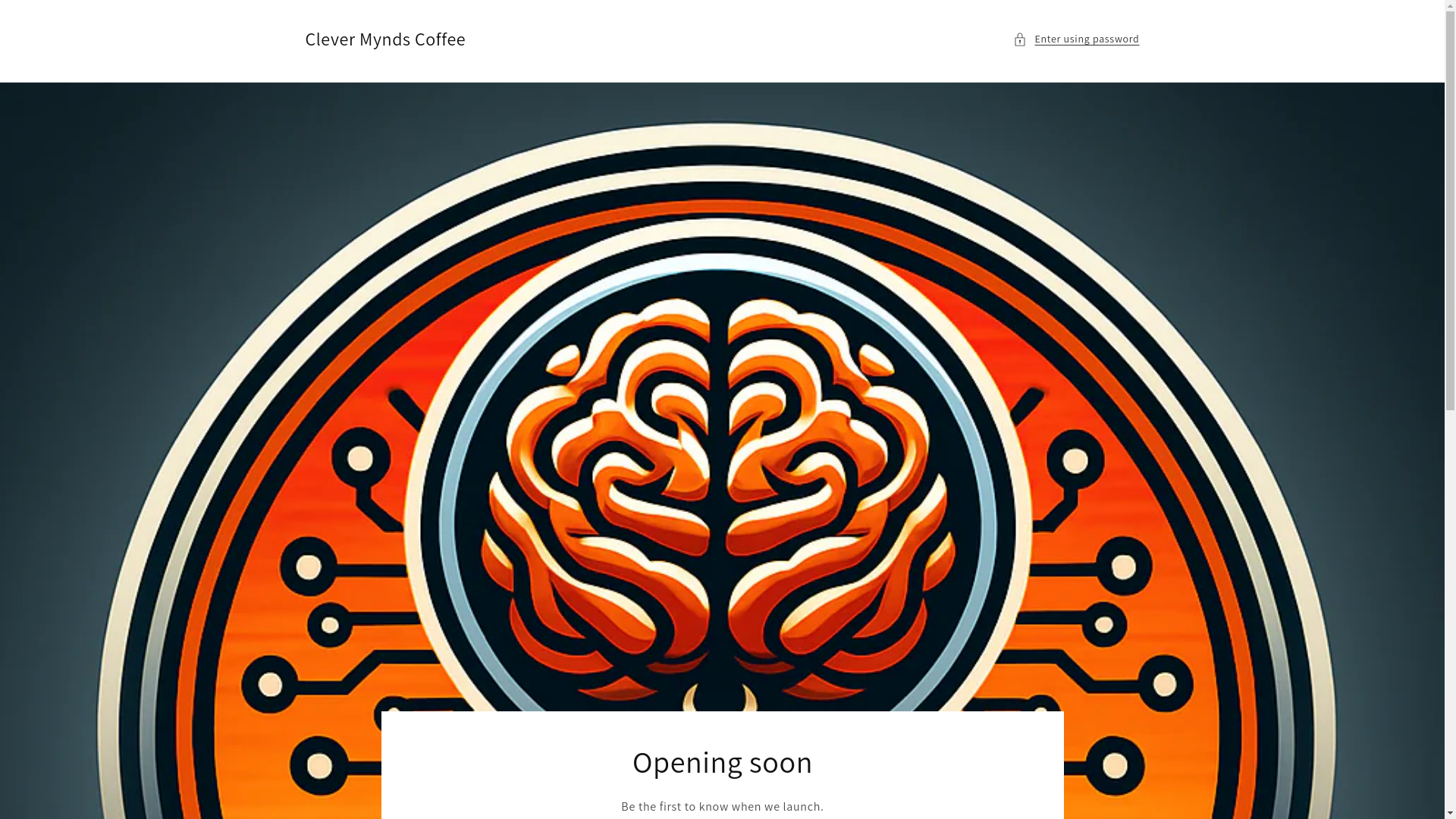 website screenshot of https://clevermyndscoffee.com/