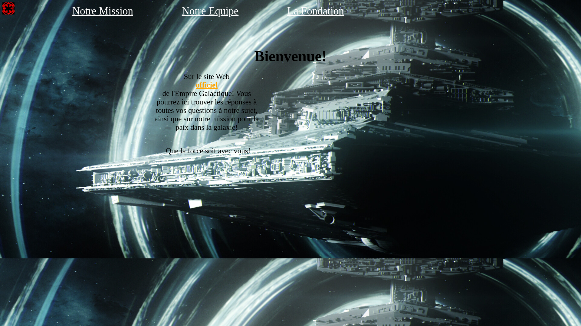 website screenshot of https://propagande-empire-galactique.pages.dev/