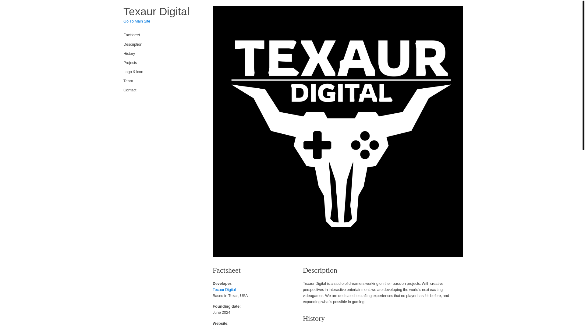 website screenshot of https://texaurdigital.pages.dev/