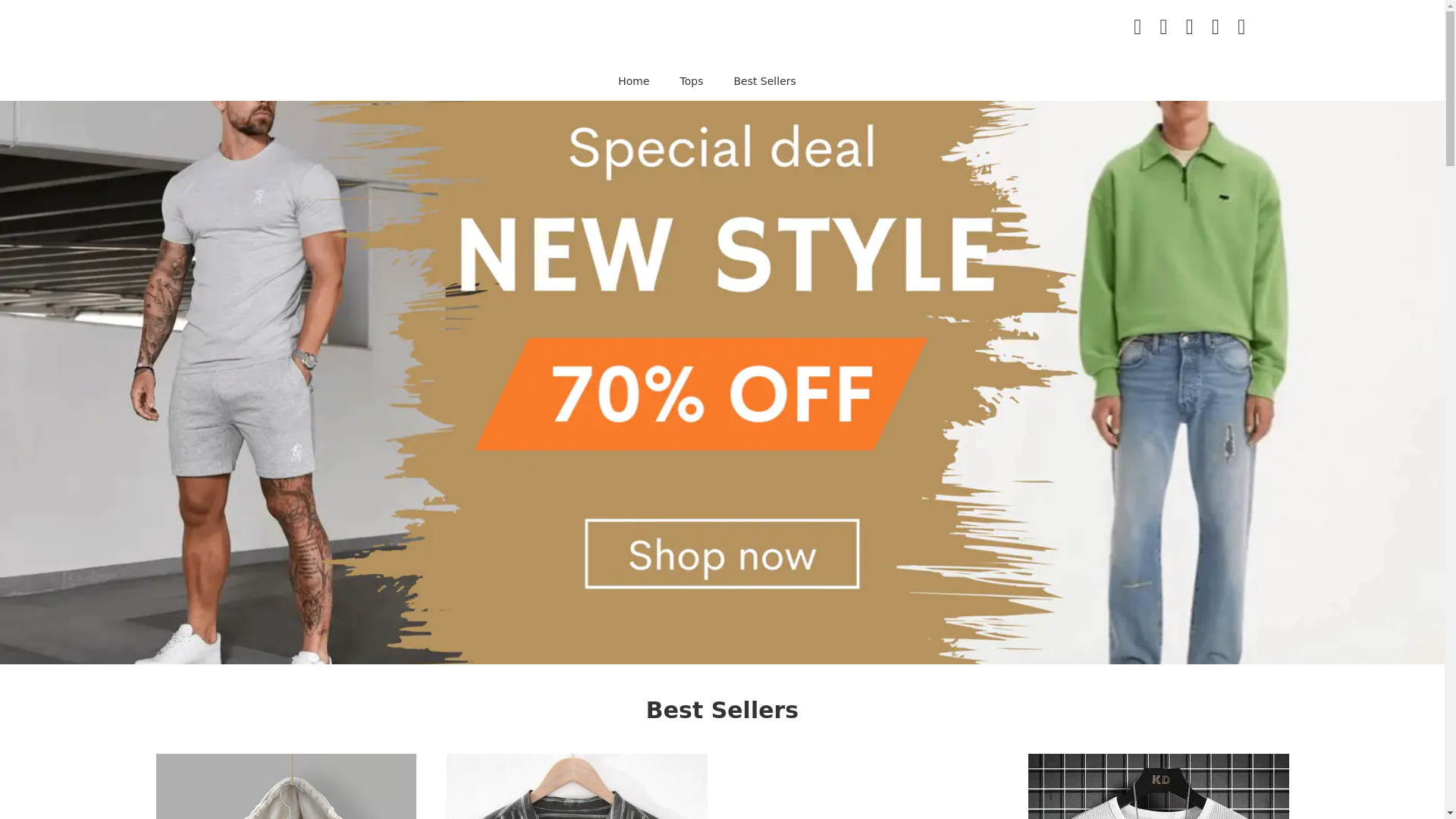 website screenshot of https://vansoutlets.online/