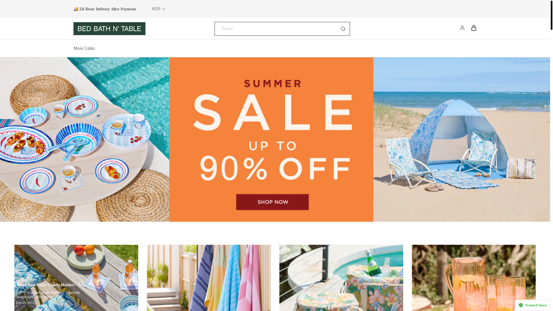 website screenshot of https://www.bedbathntableretail.com/