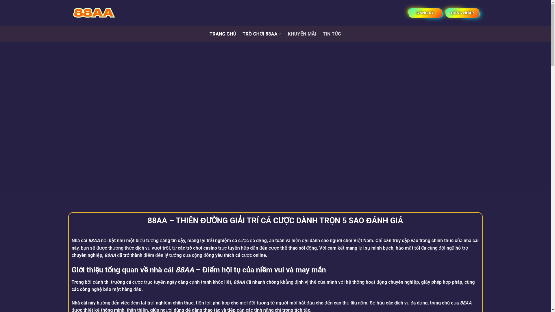 website screenshot of https://88aacasino.xyz/