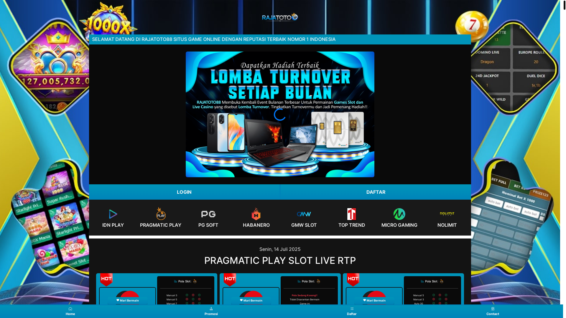 website screenshot of https://jom-clickme.xyz/