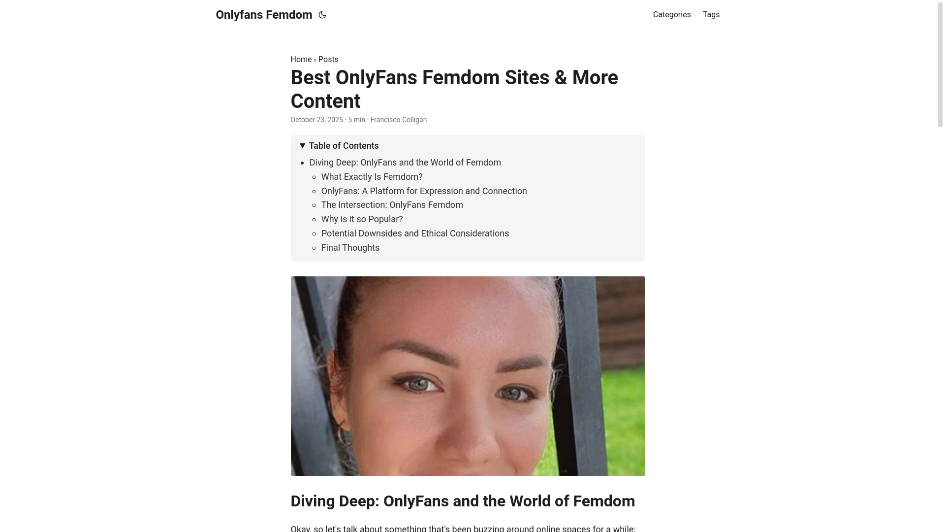 website screenshot of https://onlyfans-femdom.pages.dev/