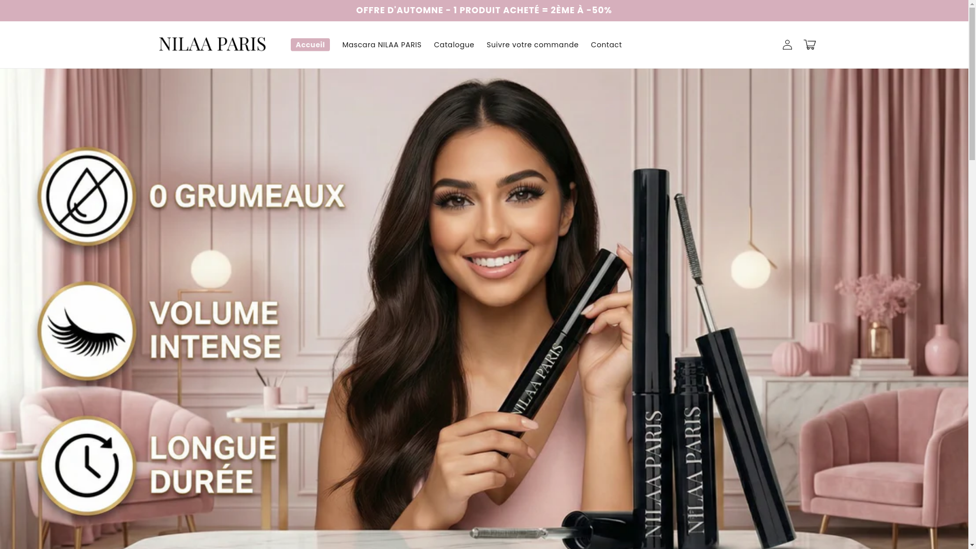 website screenshot of https://nilaa-paris.com/