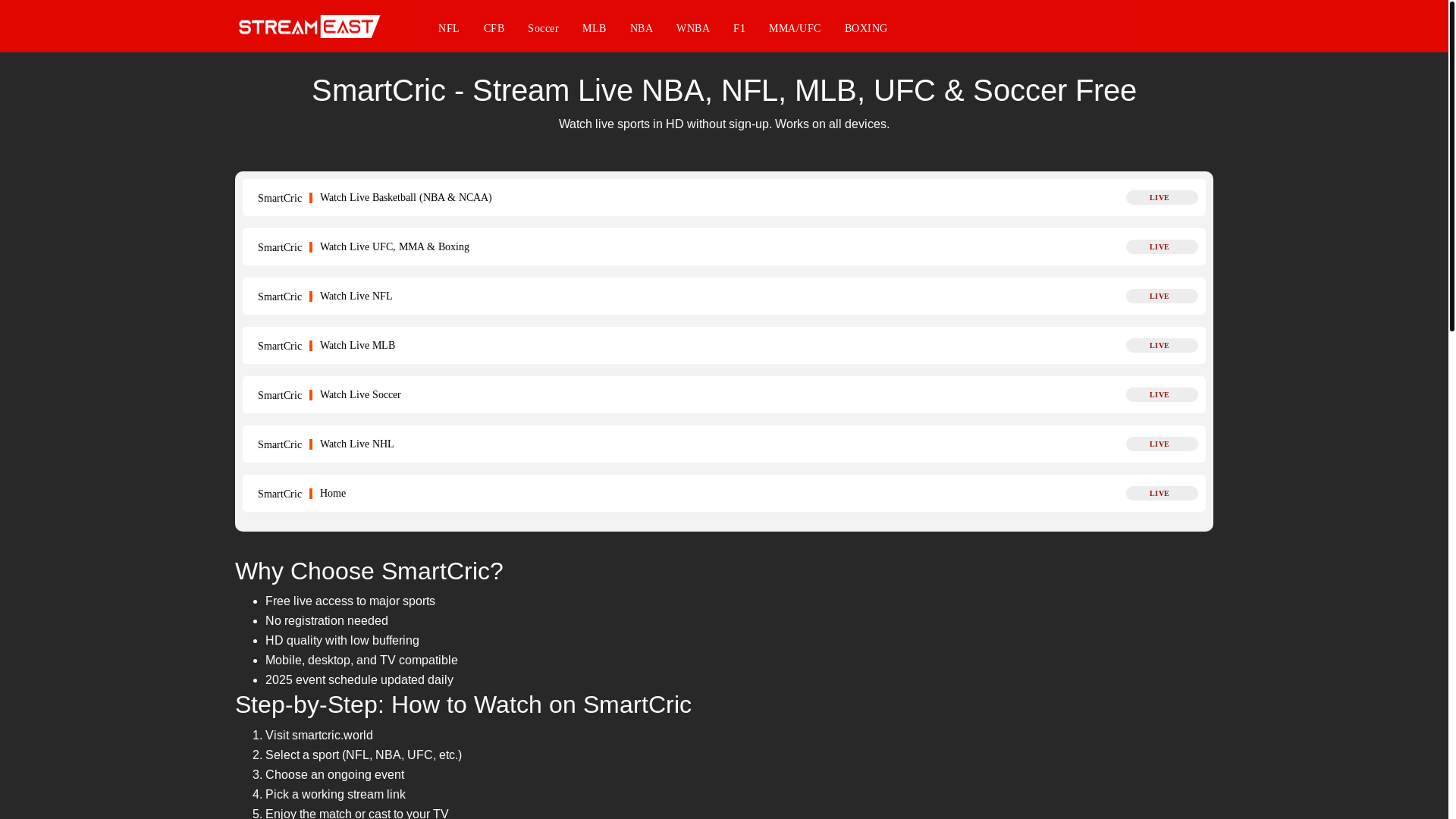 website screenshot of https://smartcrictvs-info.pages.dev/