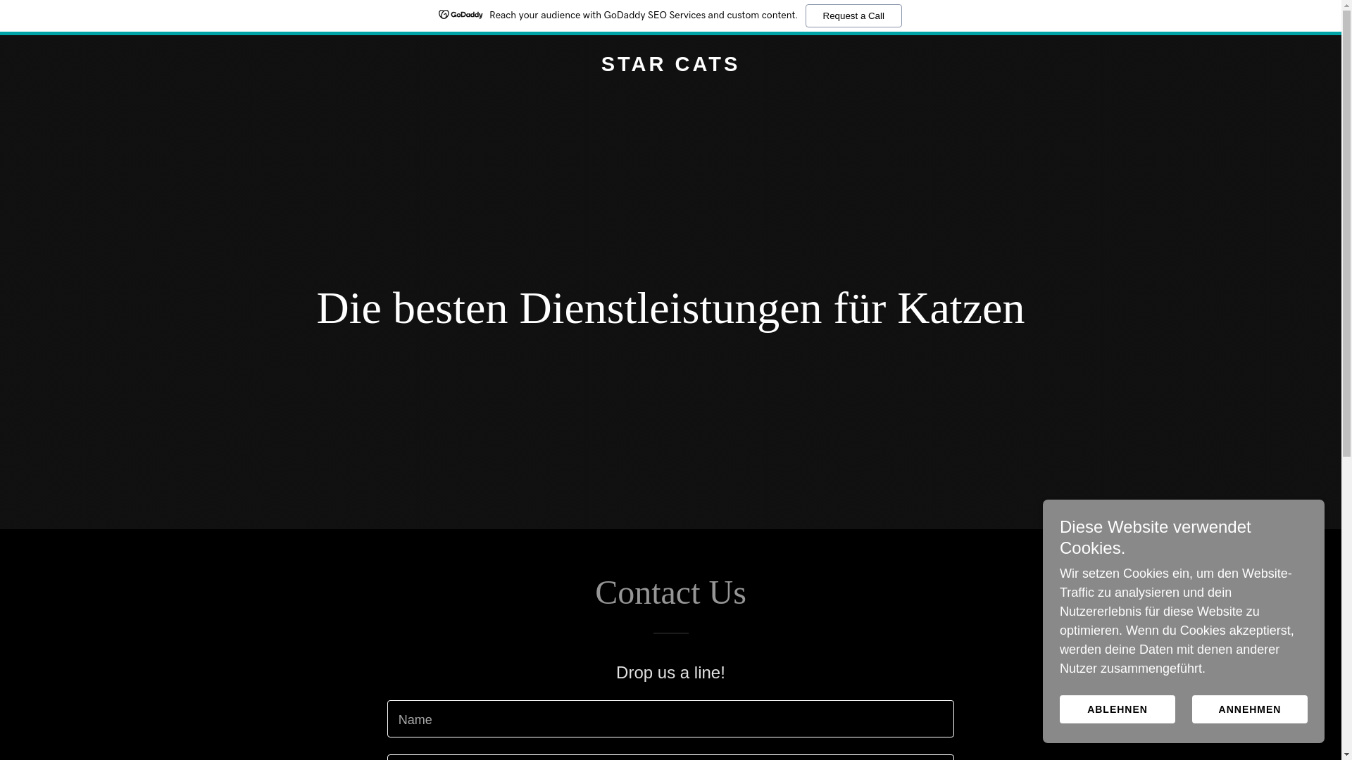 website screenshot of https://starcats.online/