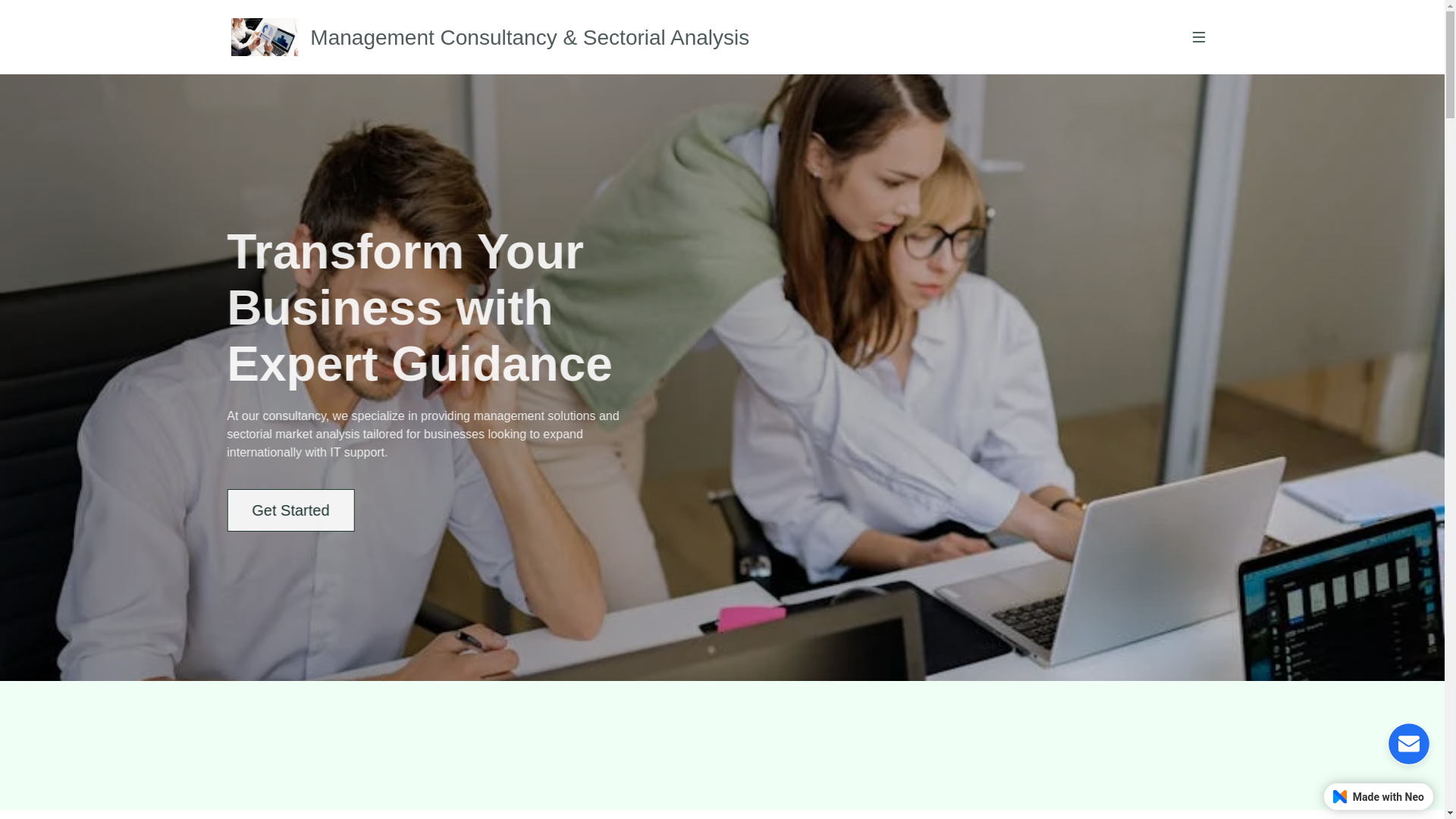 website screenshot of https://consultingpbltd.com/