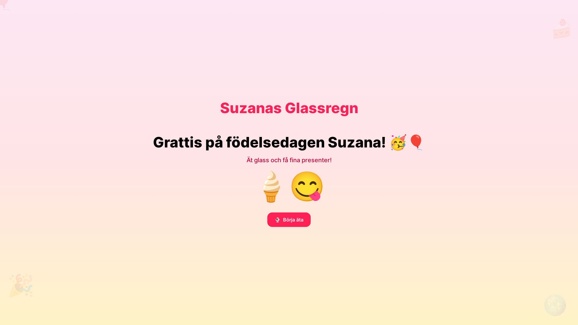 website screenshot of https://suzanasglassregn.pages.dev/