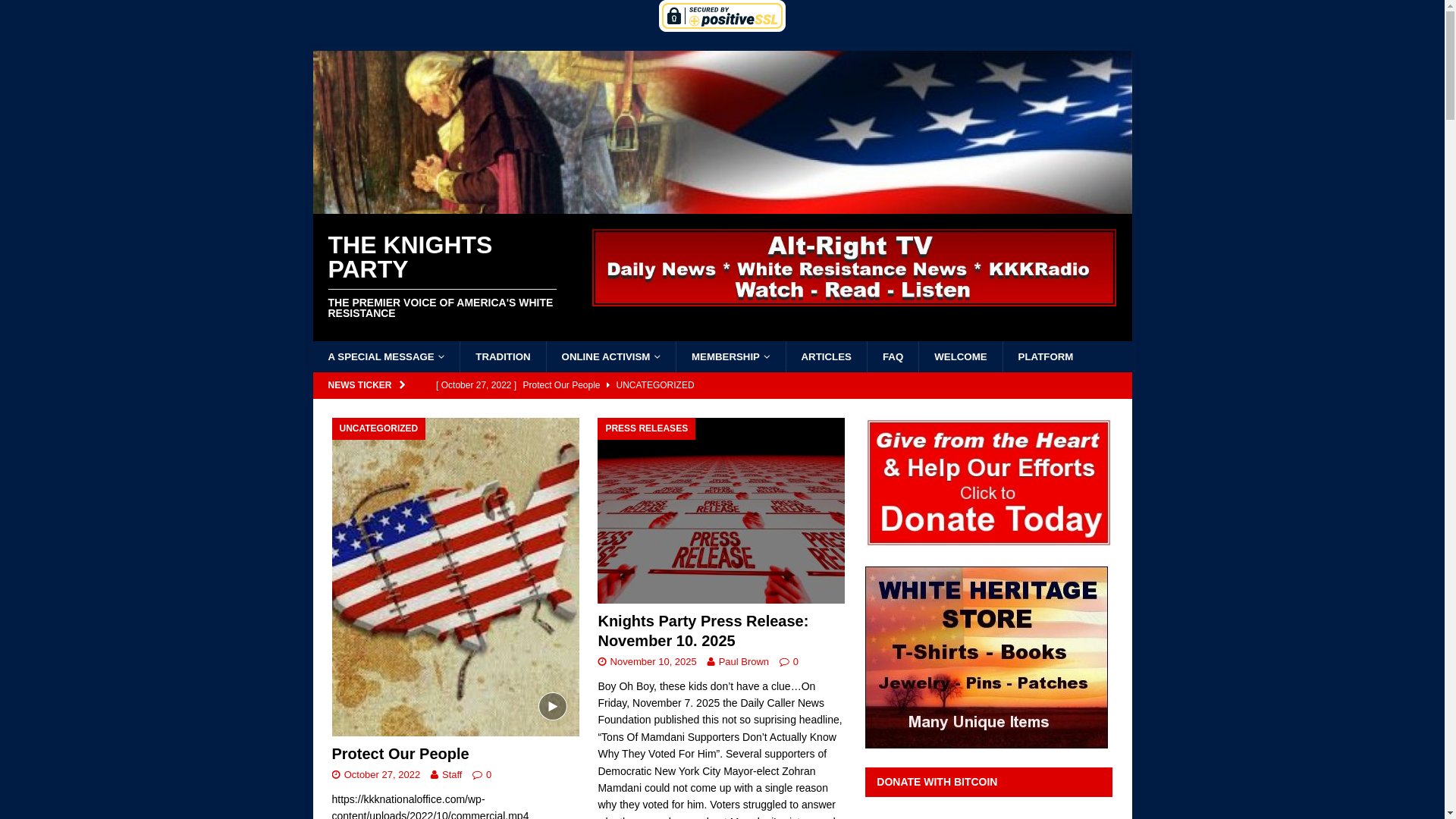 website screenshot of https://kkknationaloffice.com/