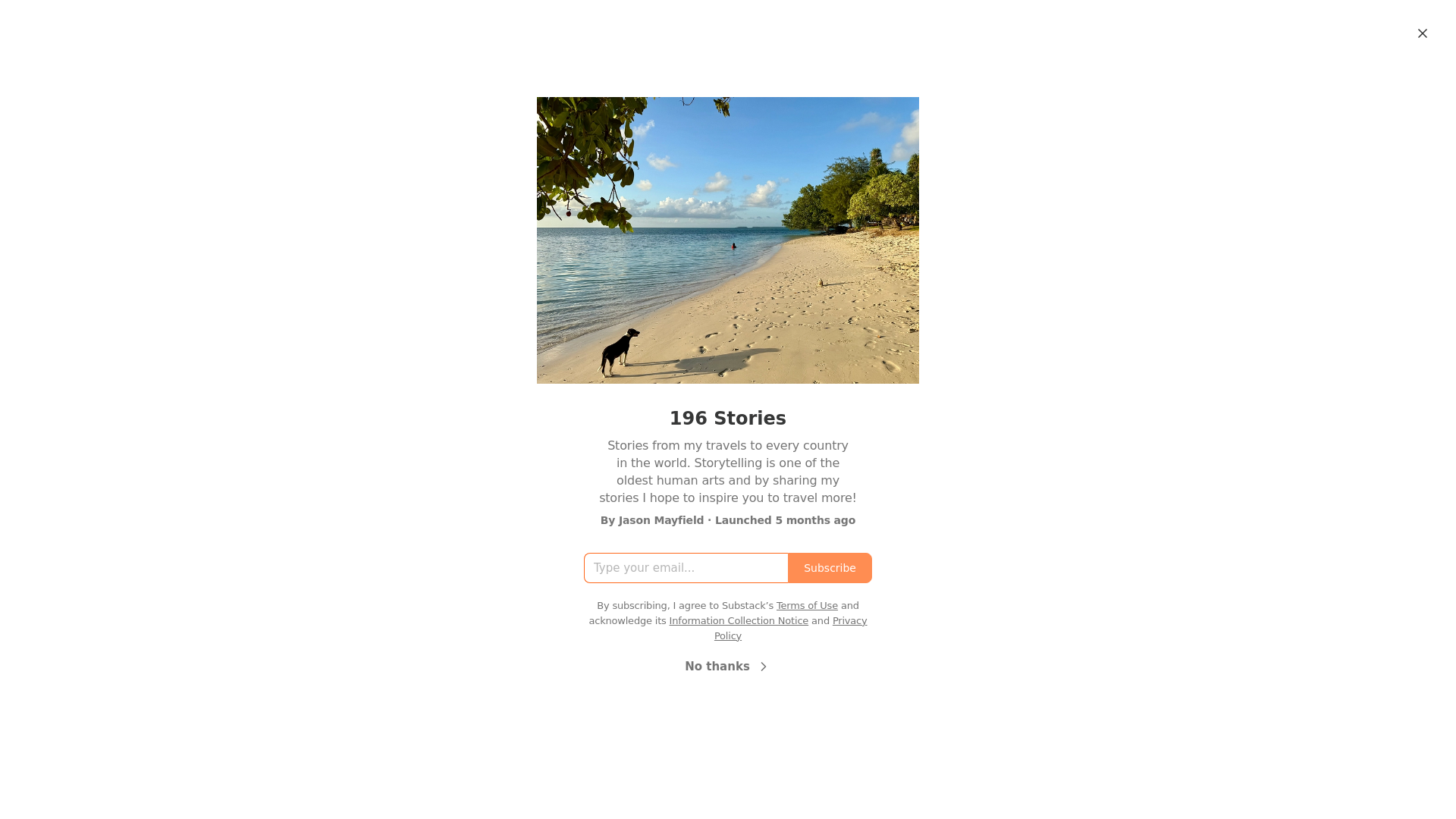 website screenshot of https://www.196stories.com/