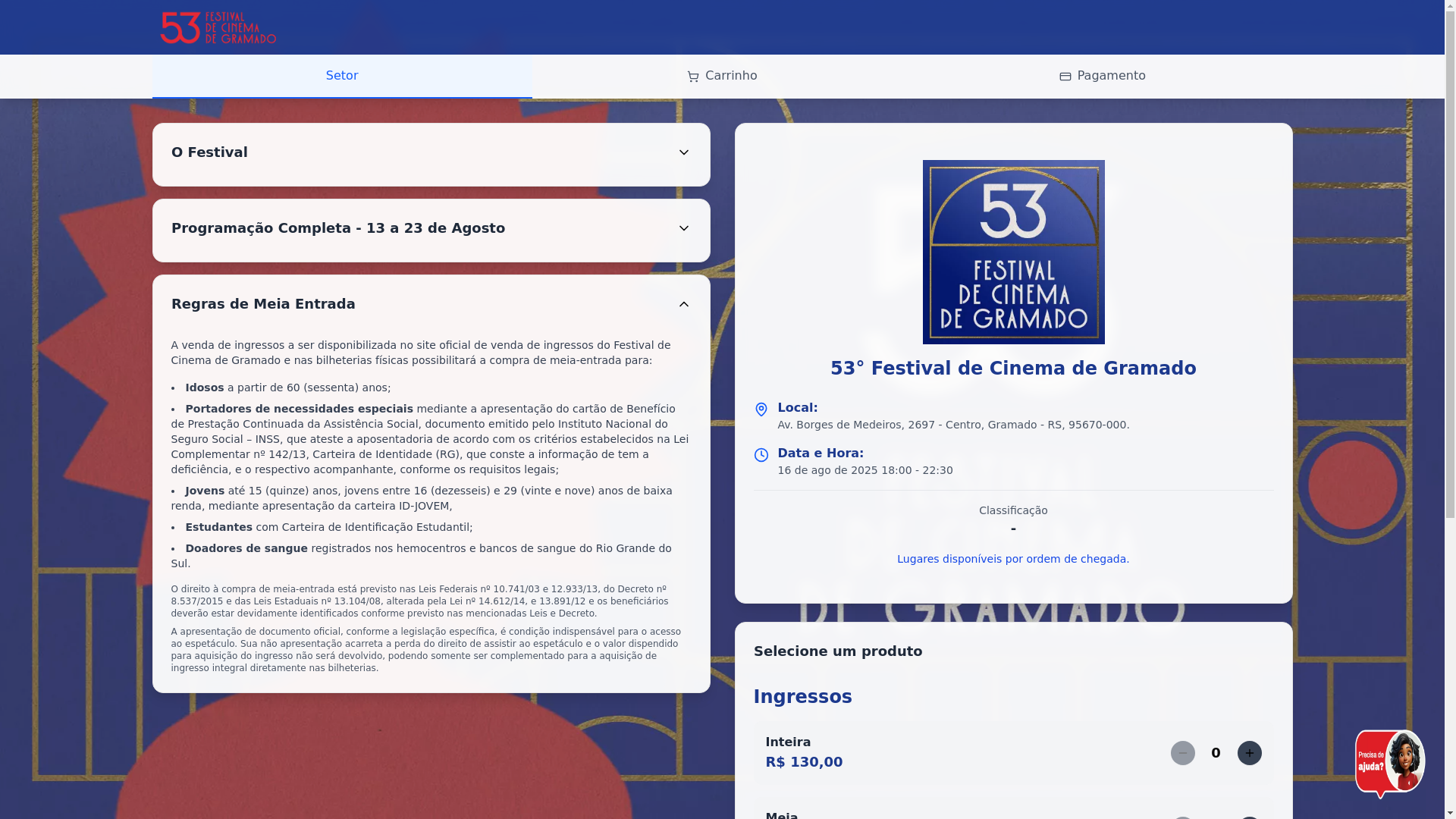 website screenshot of https://festivaldegramado-vendas.info/