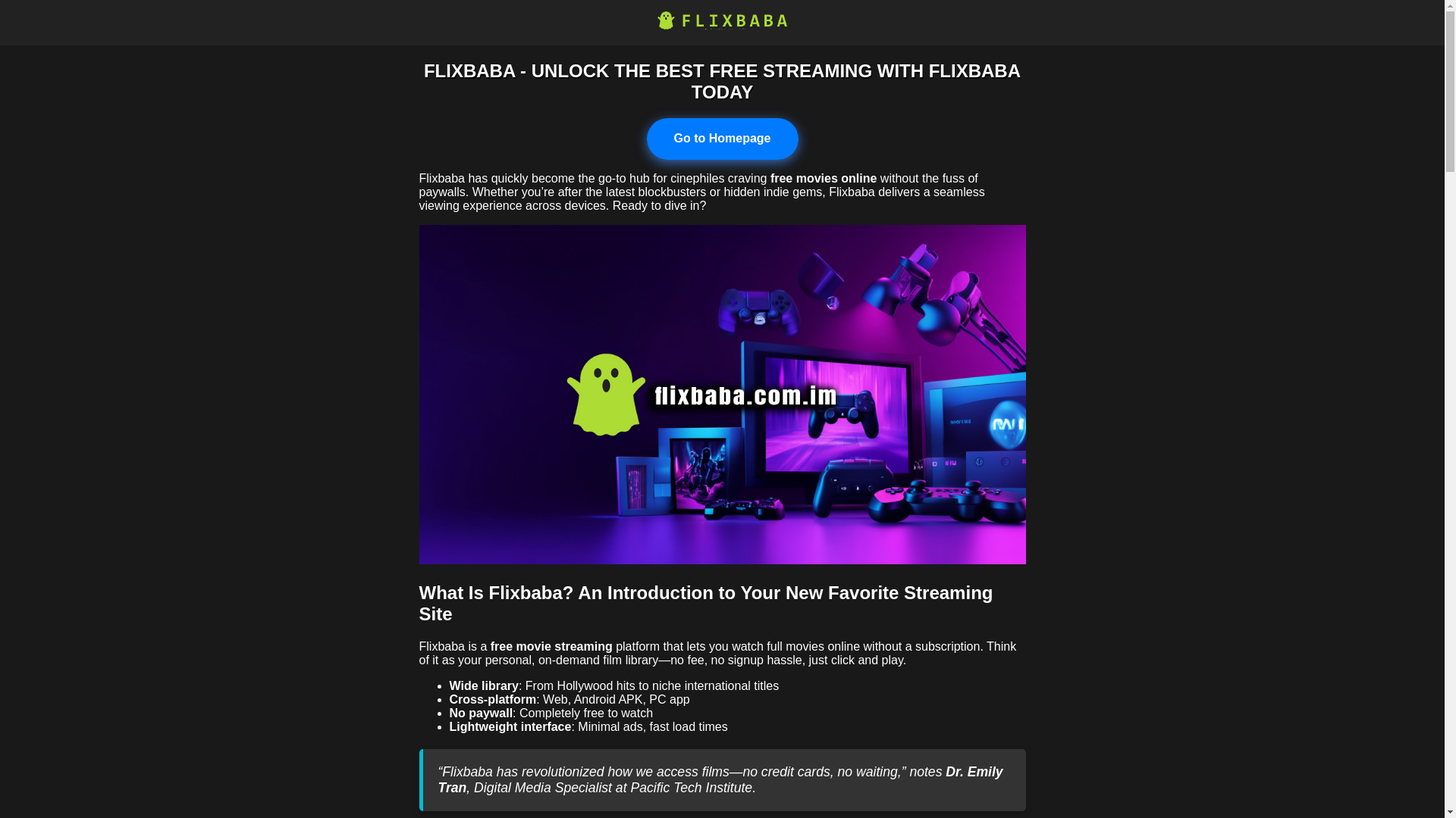 website screenshot of https://flixbaba-world.pages.dev/