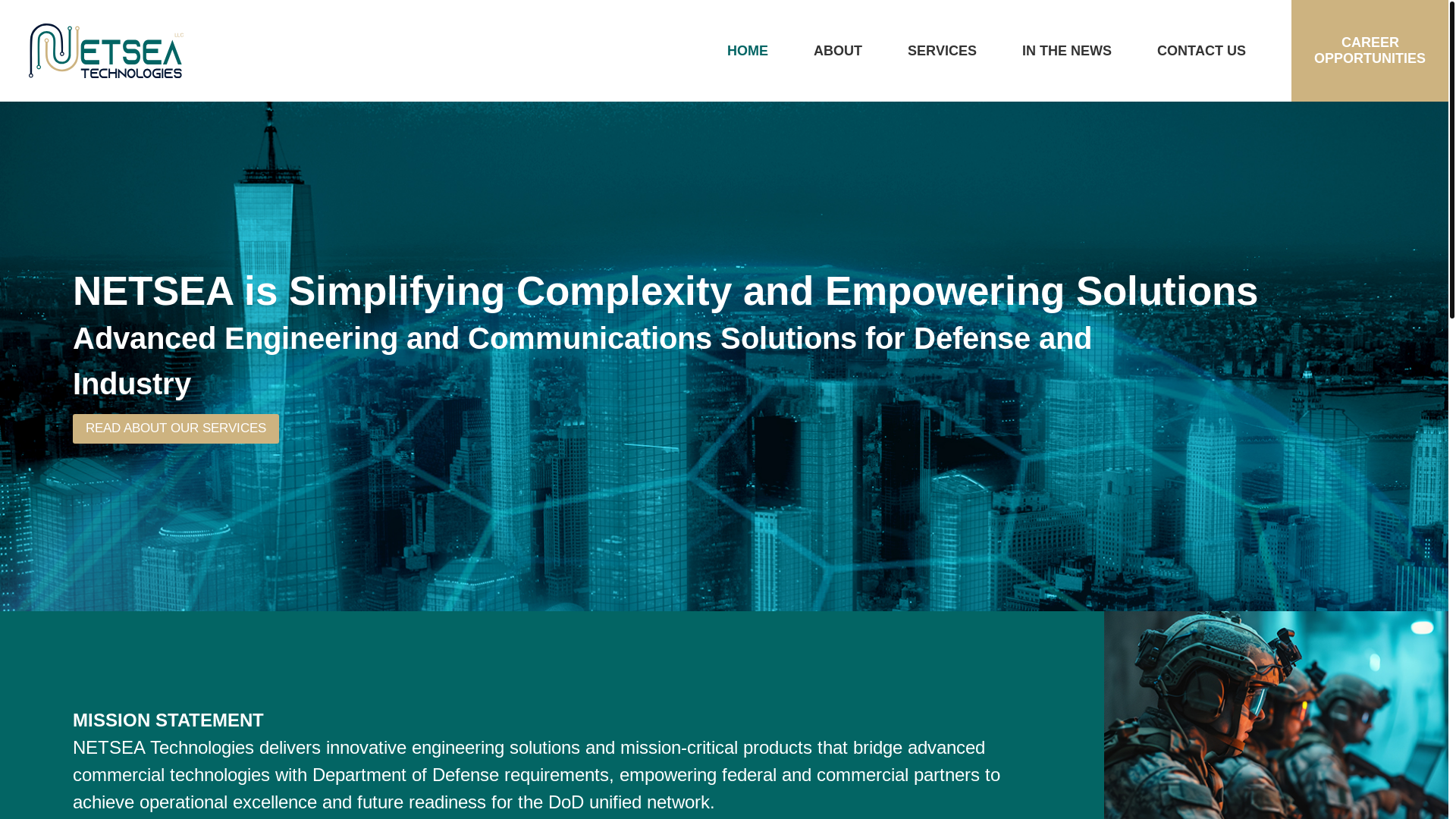 website screenshot of http://netseatechnologies.com/